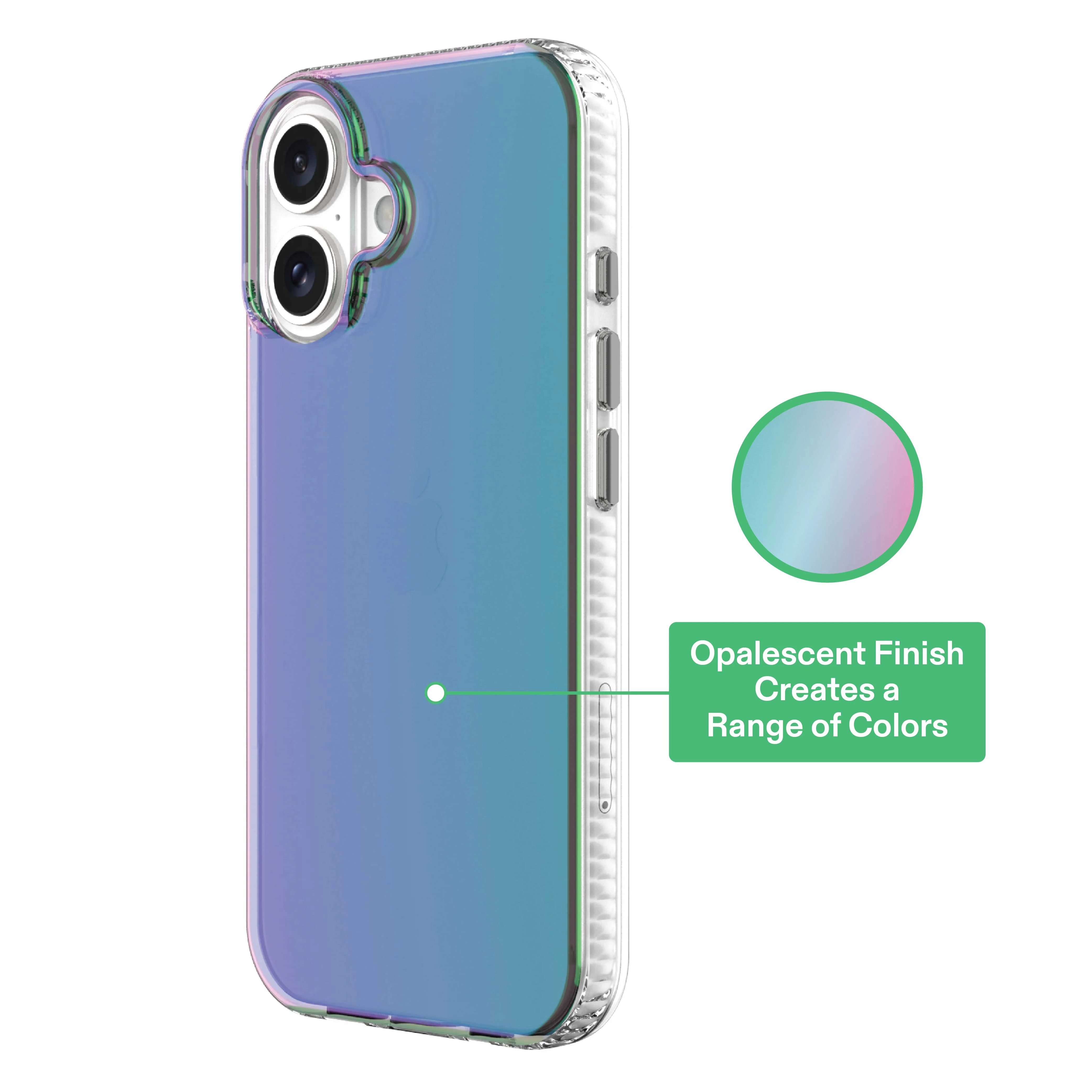 onn Opalescent Phone Case for iPhone 16 - Image 2