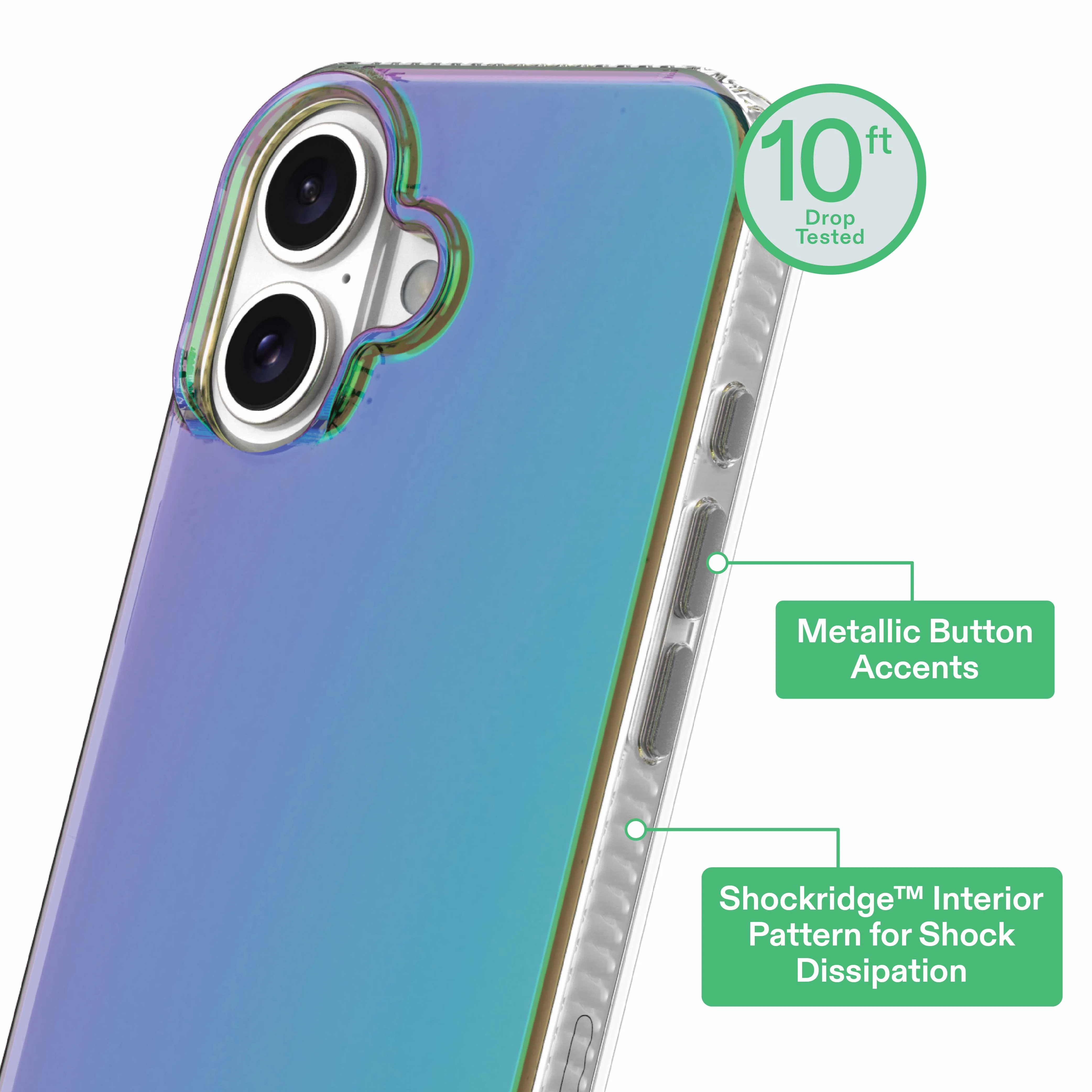 onn Opalescent Phone Case for iPhone 16 - Image 3