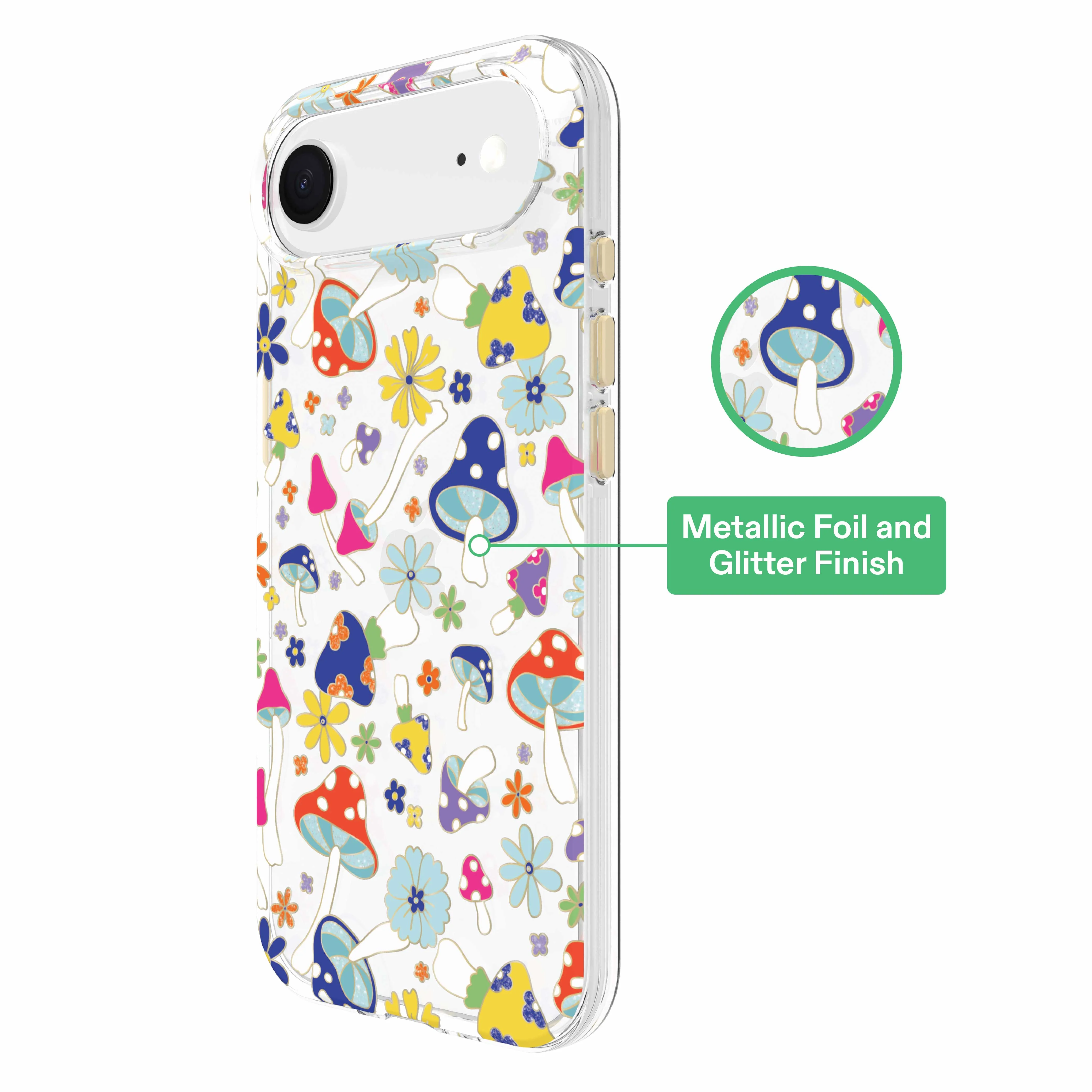 onn Phone Case for iPhone Air - Multicolor Mushroom - Image 2