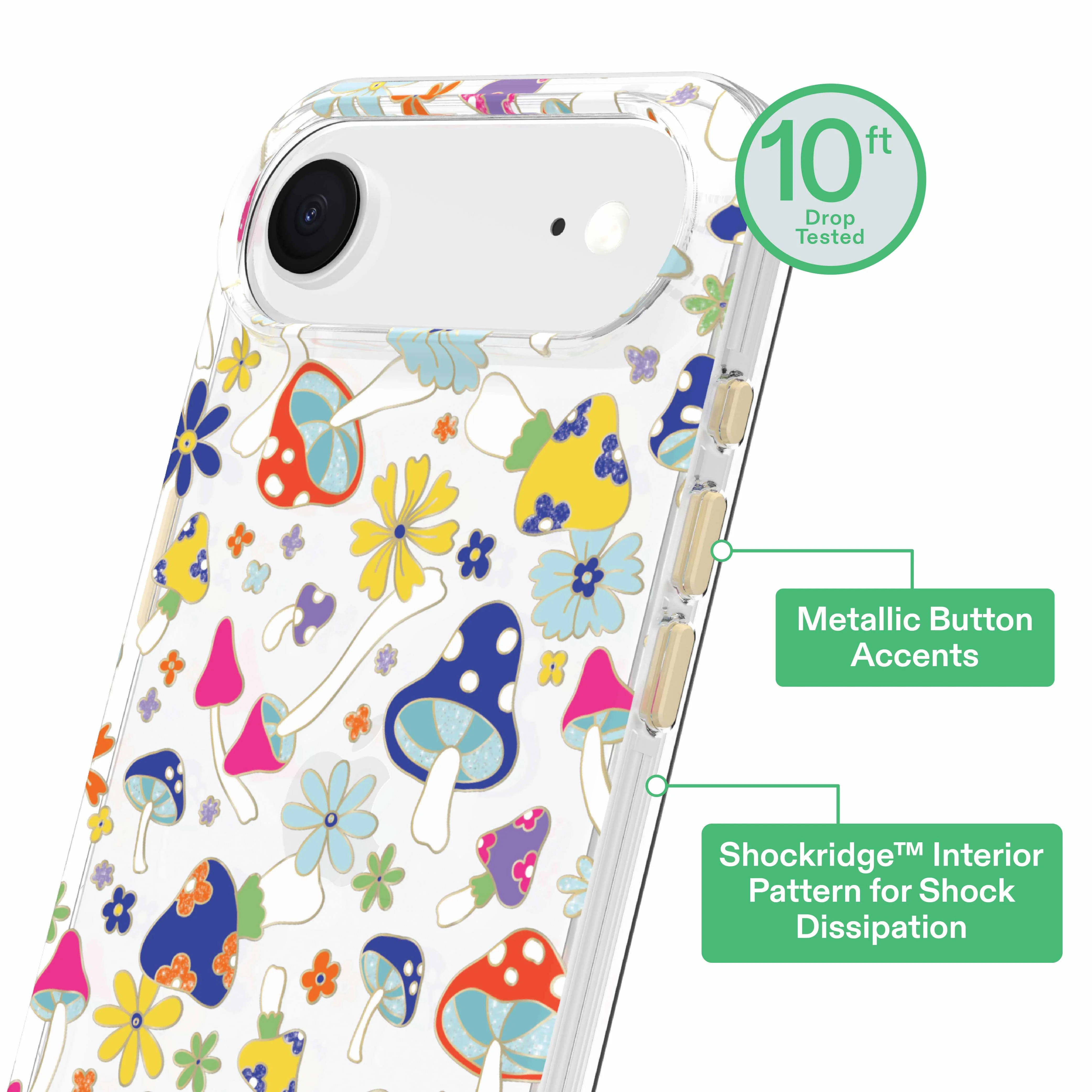 onn Phone Case for iPhone Air - Multicolor Mushroom - Image 3