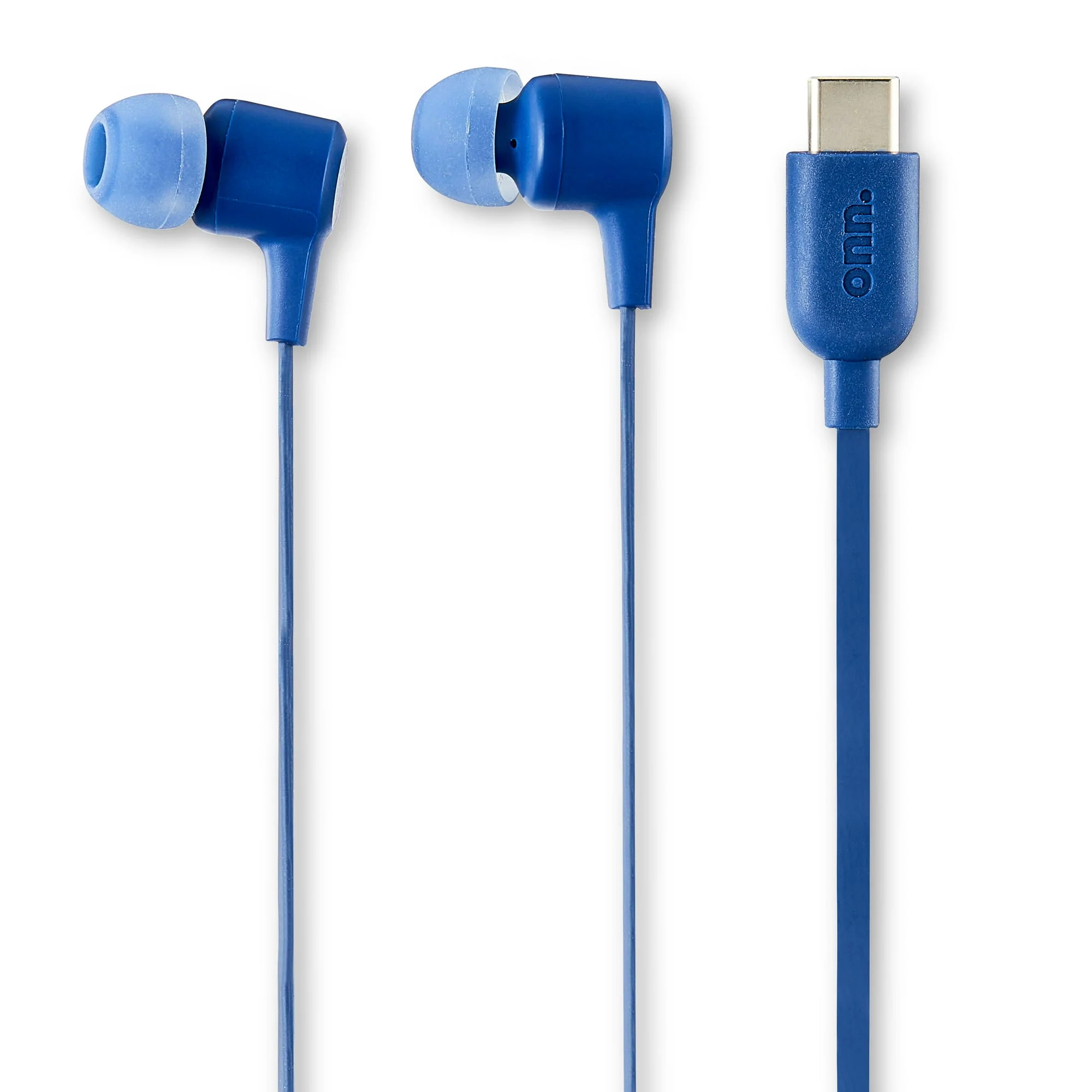 onn. Pink Wired Earphones with USB-C and Microphone - Image 6