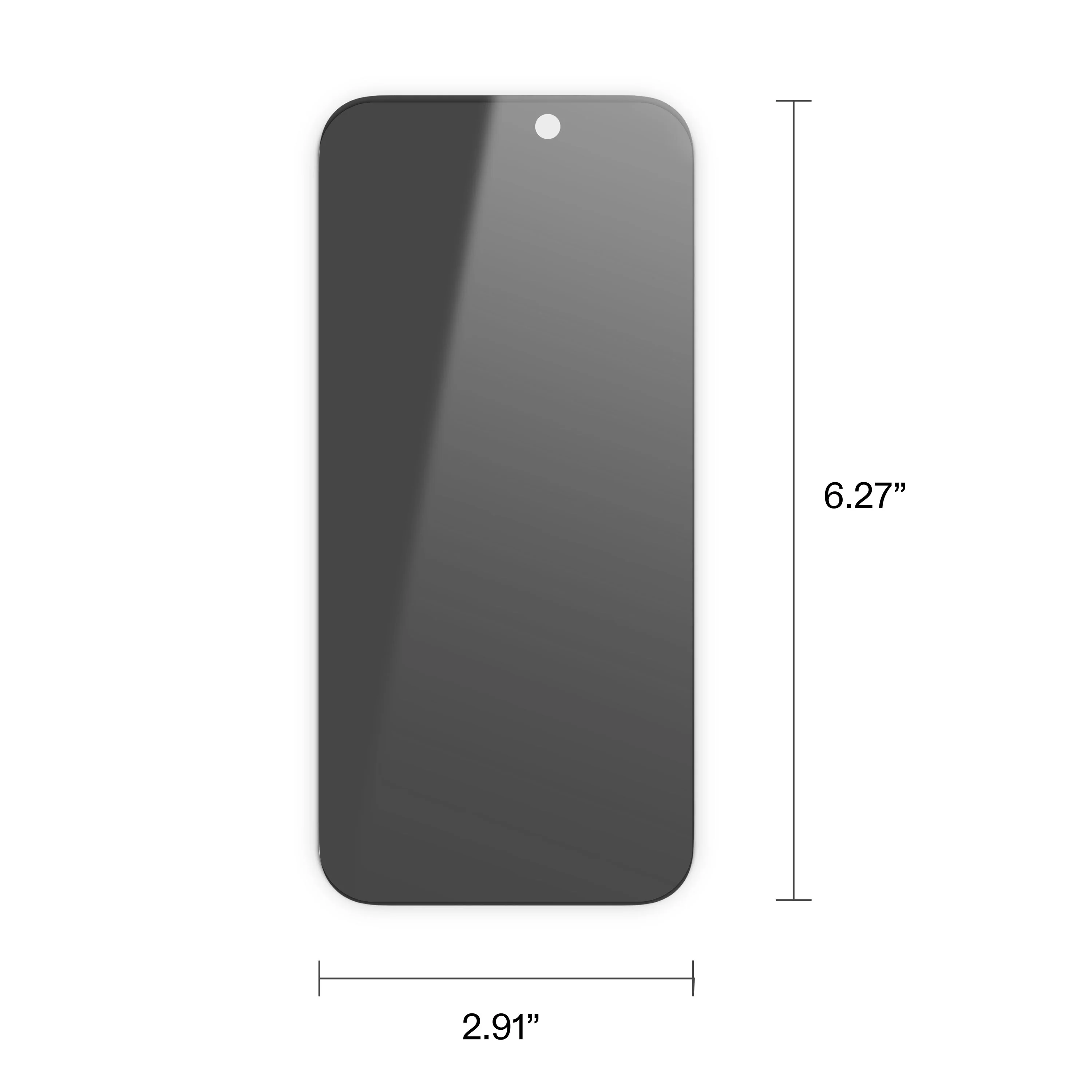 onn Privacy Glass Screen Protector for iPhone® 16 Pro Max, Made with Durable Glass by Corning™ for Ultimate Protection, Includes Easy Application Tray - Image 8