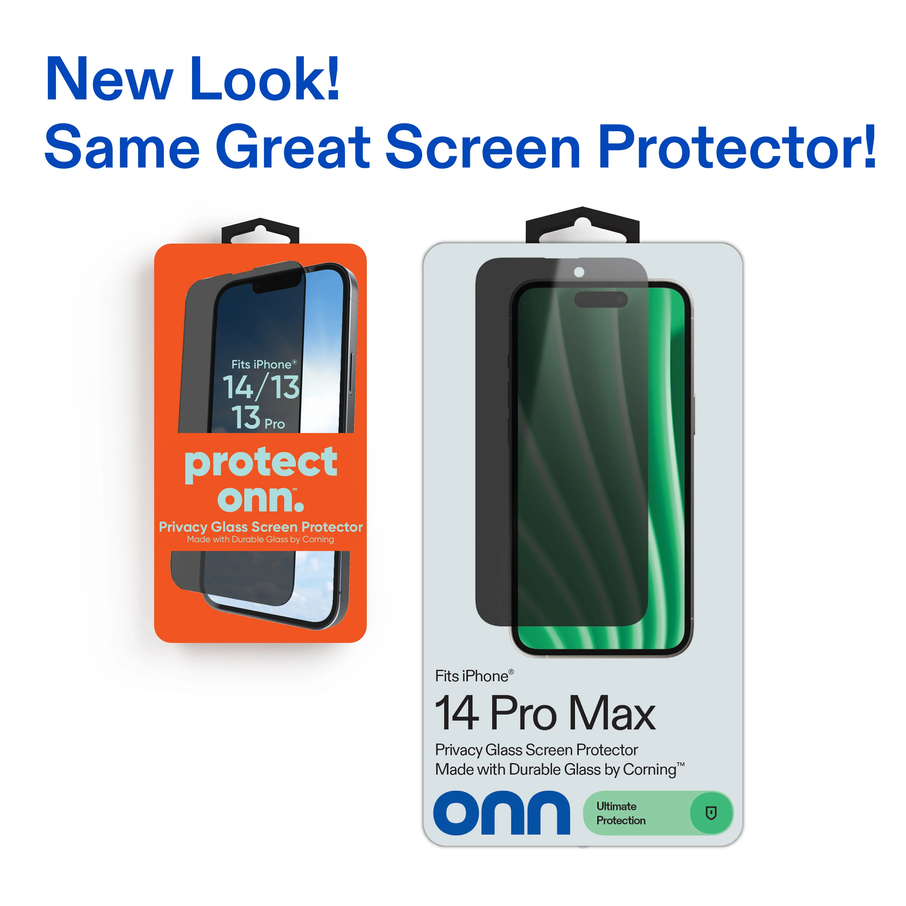 onn Privacy Glass Screen Protector for iPhone® 17 Pro, Made with Durable Glass by Corning™ for Ultimate Protection, Includes Easy Application Tray - Image 3