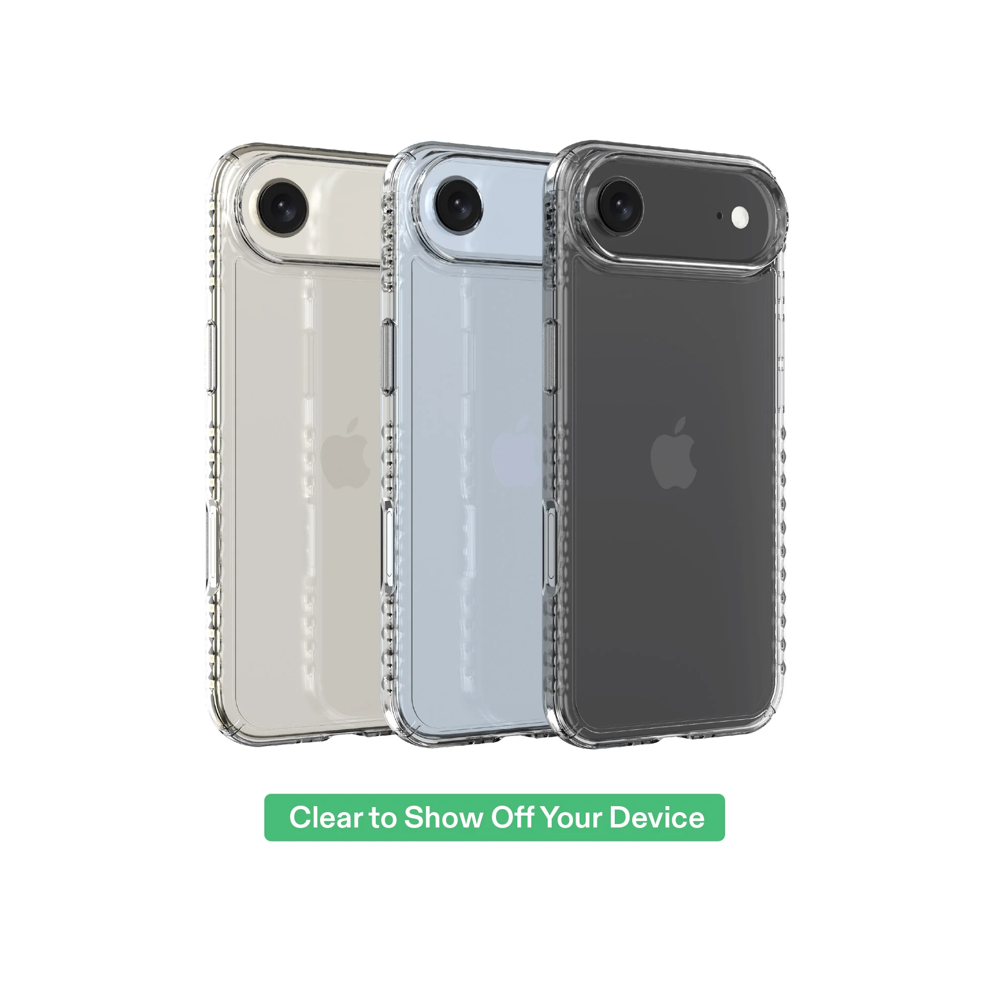 onn Protective Gel Phone Case for iPhone Air - Clear - Image 8