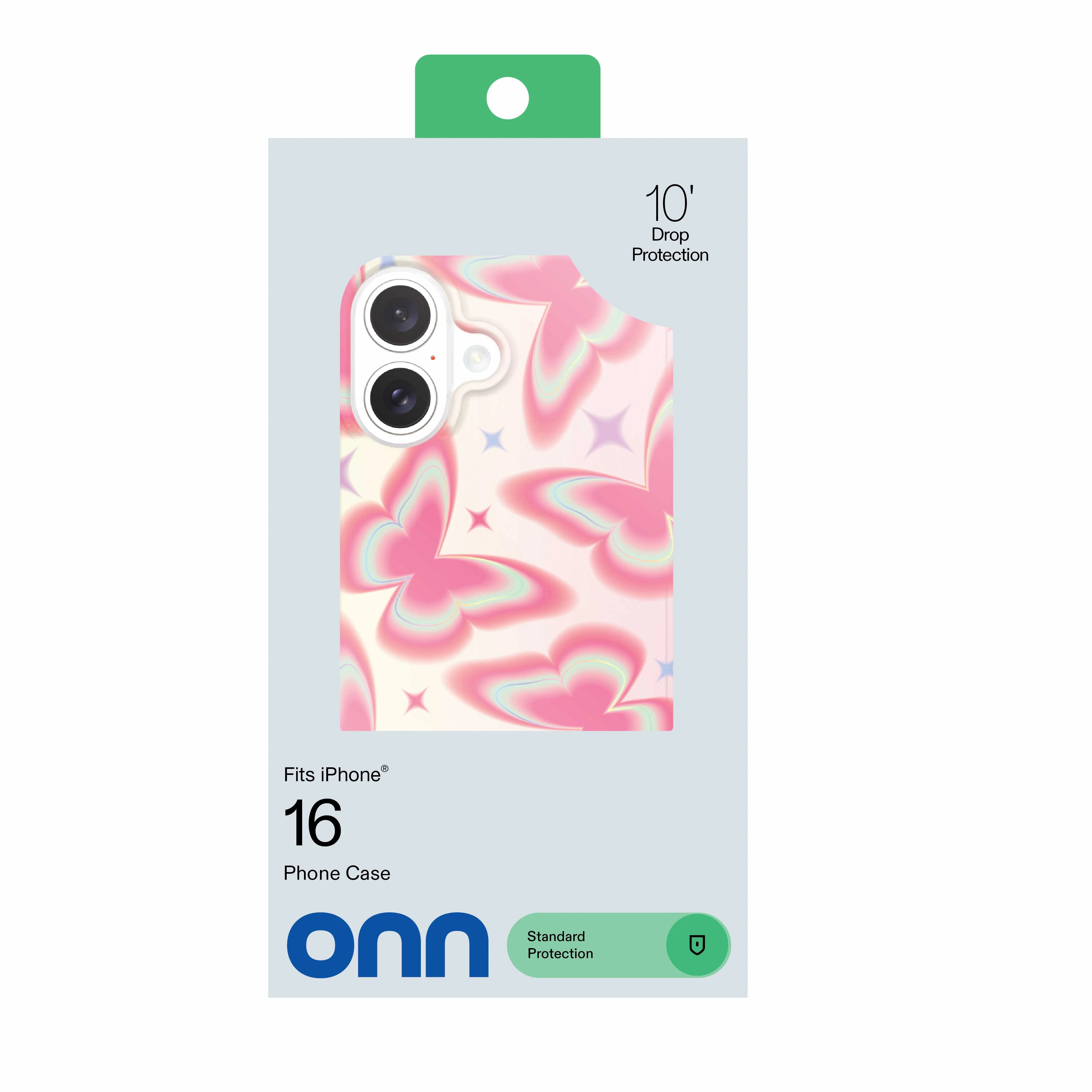 onn Retro Butterfly Phone Case for iPhone 16 - Image 6