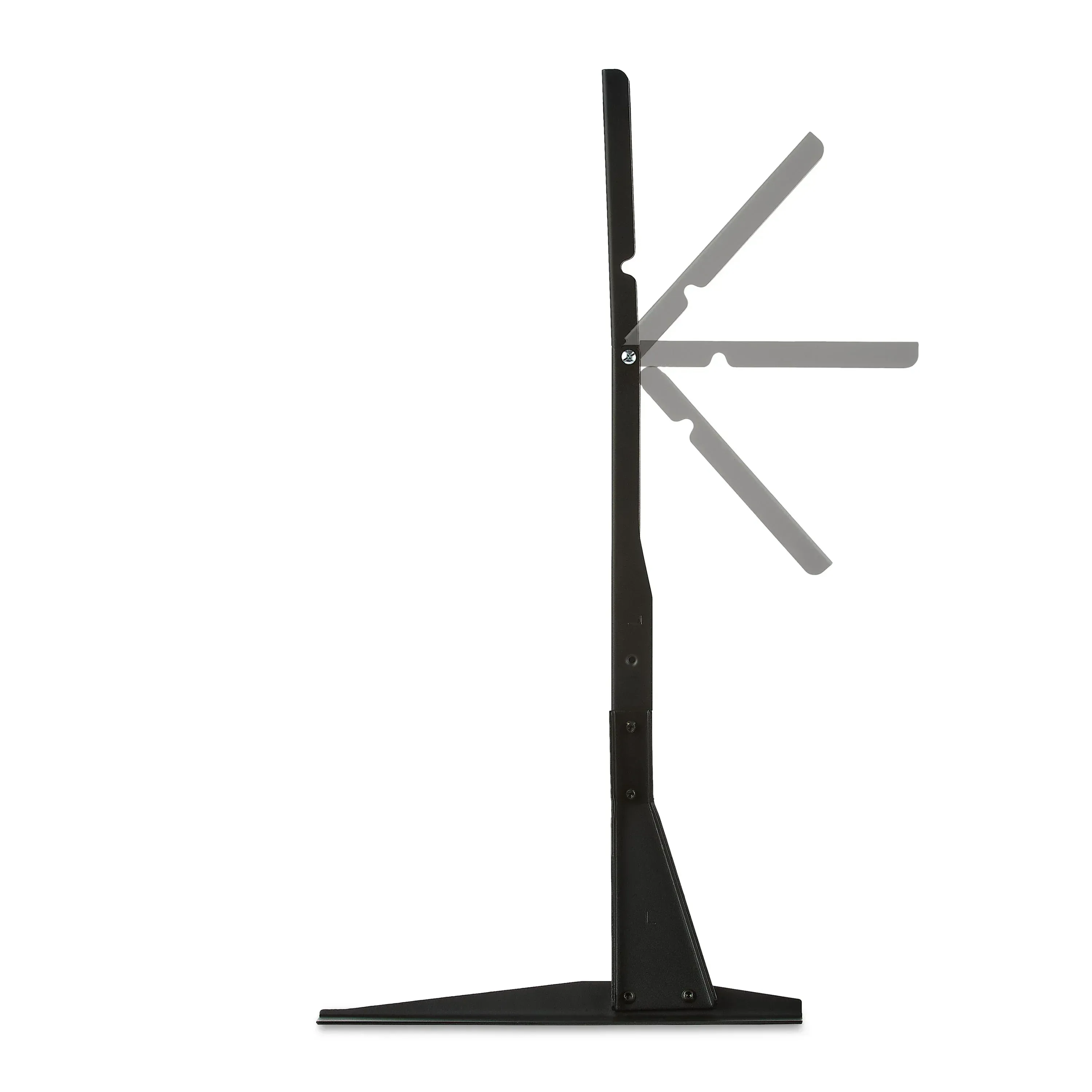 onn Tabletop TV Stand for 37" to 70" TVs, Holds up to 110 lbs, Black- Metal Legs for Tabletop - Image 7