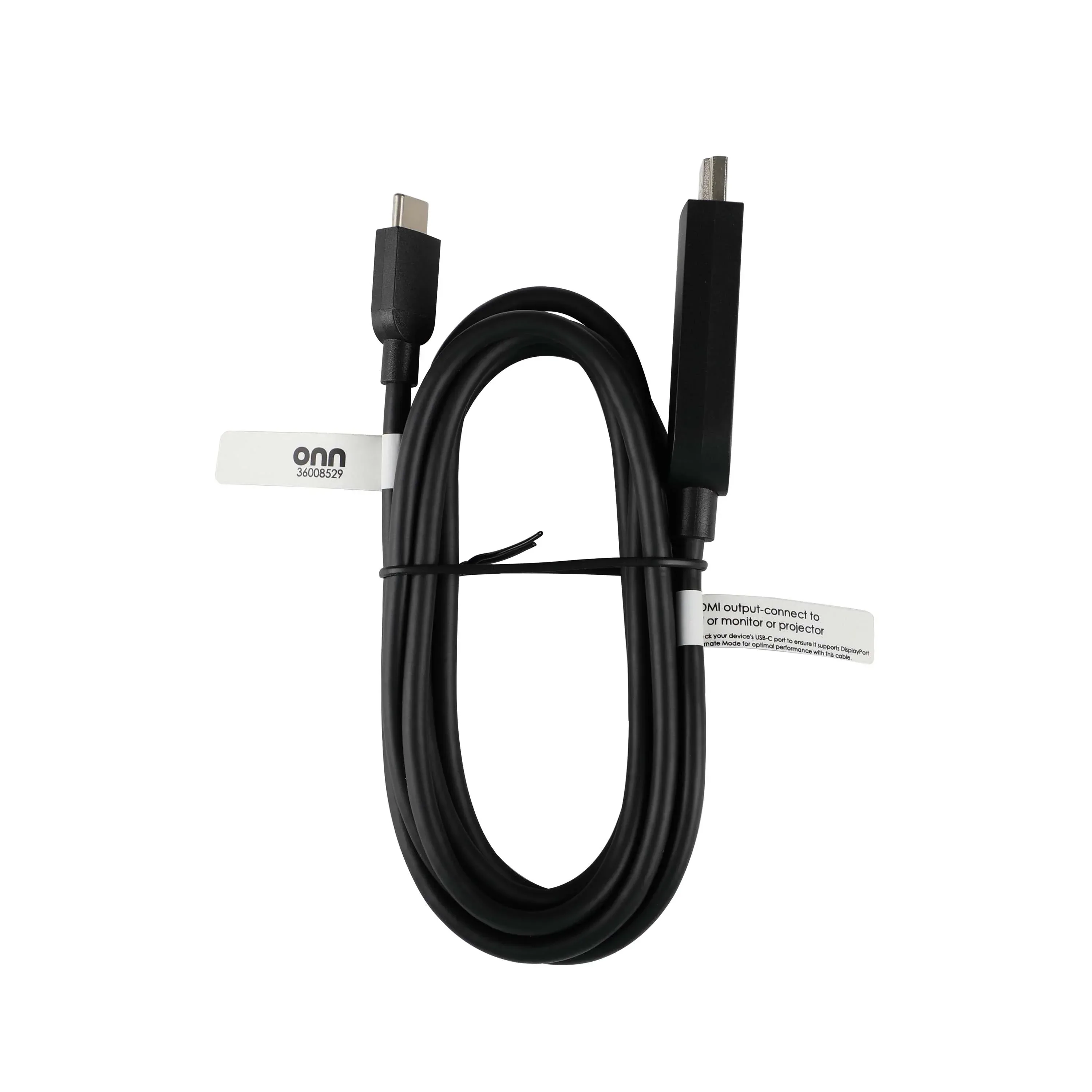 onn. USB-C to HDMI Cable (6 Feet / 1.8m), 4K Video & Audio Output for Laptop, Tablet, Phone to TV, Monitor, Projector - Image 6
