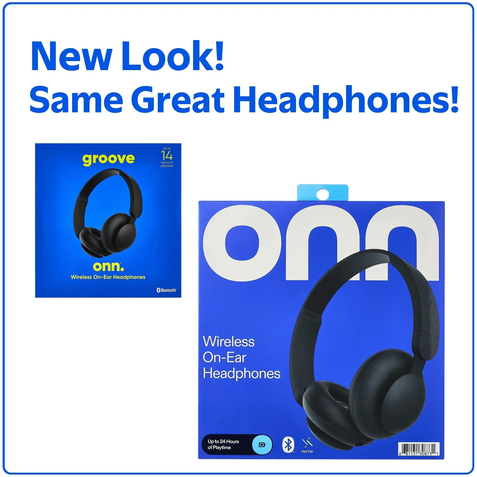 onn Wireless On-Ear Headphones - Image 3