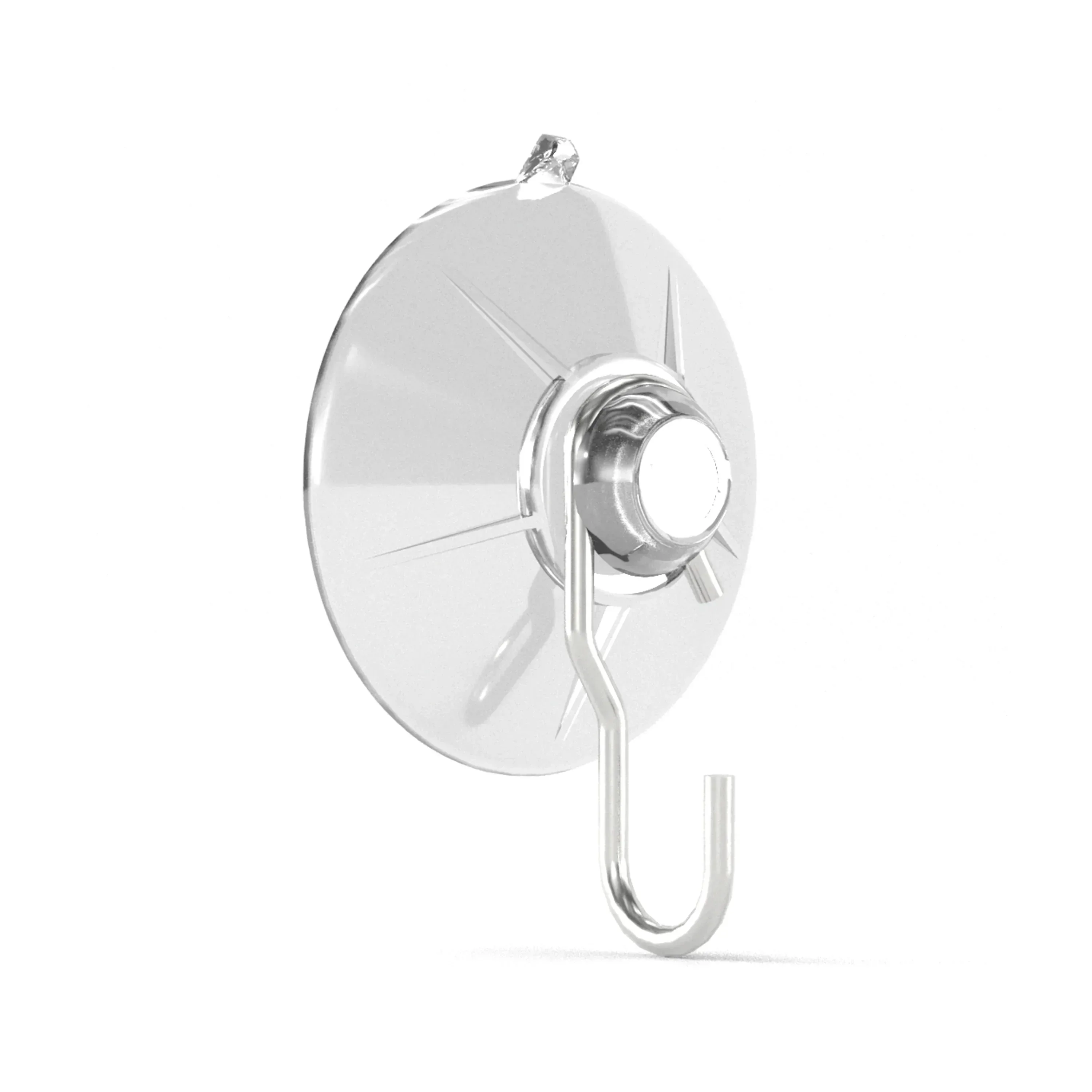Ook Suction Cup Hooks, Suction Cup Hangers, Large, 5 lbs, PVC, Clear, 3 pack - Image 8