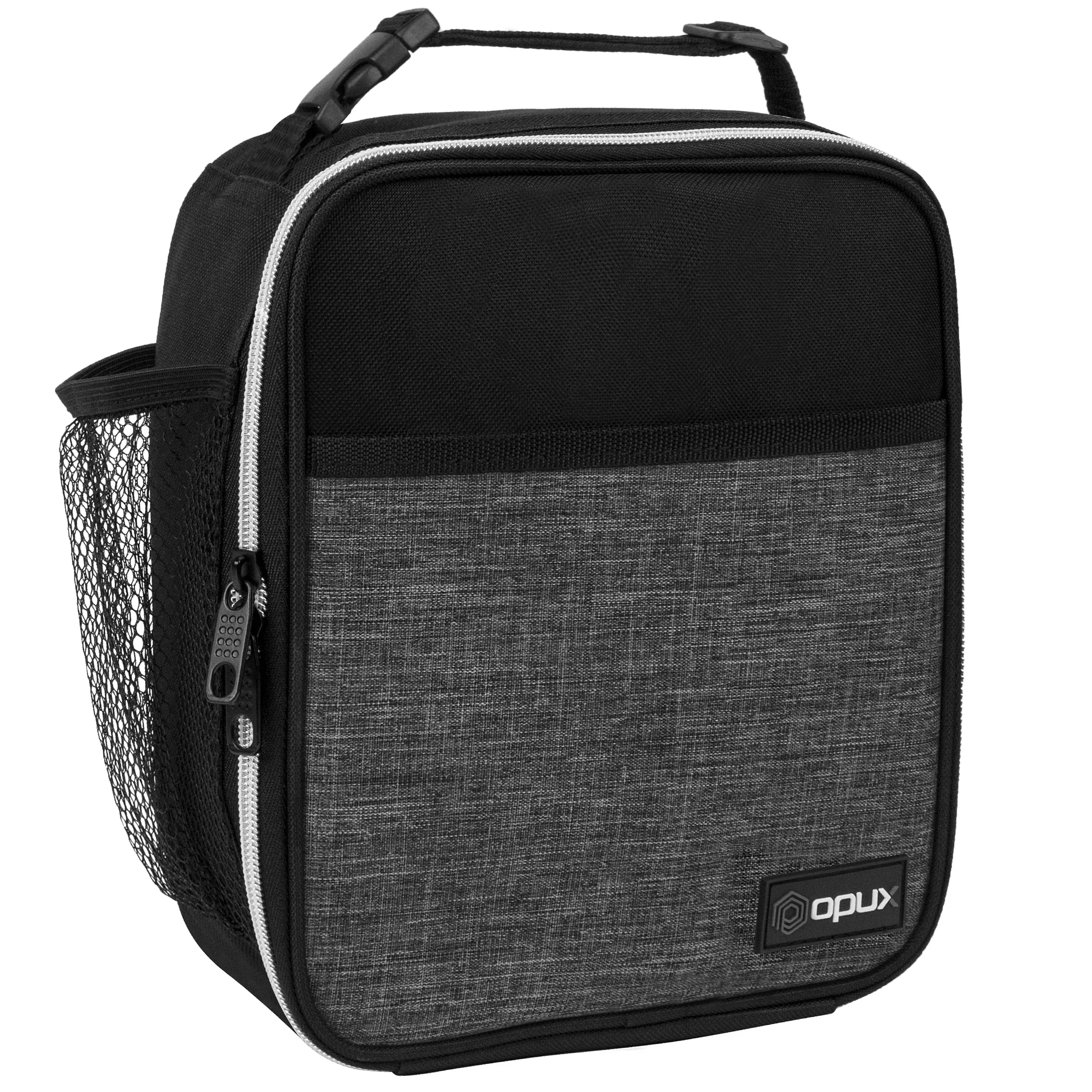 OPUX Premium Insulated Lunch Box, Soft School Lunch Bag for Kids Boys Girls, Leakproof Small Lunch Pail Men Women Work, Reusable Compact Cooler Tote Lunchbox for Office Adult, Black - Image 12