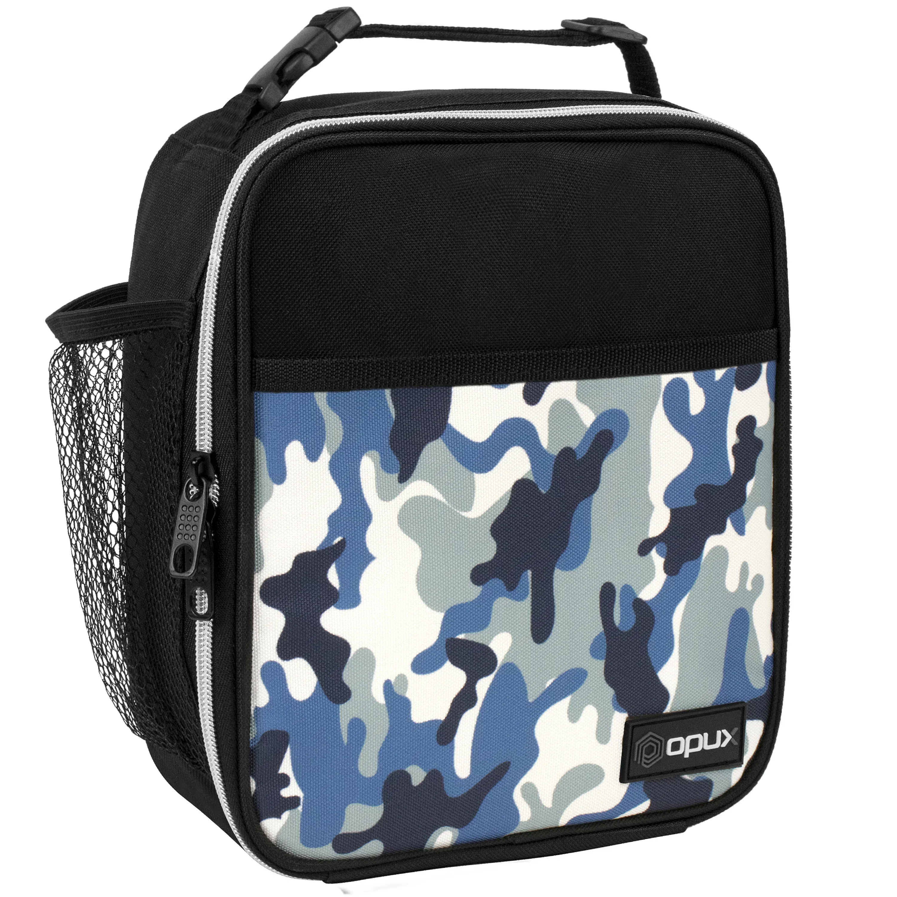 OPUX Premium Insulated Lunch Box, Soft School Lunch Bag for Kids Boys Girls, Leakproof Small Lunch Pail Men Women Work, Reusable Compact Cooler Tote Lunchbox for Office Adult, Black - Image 8