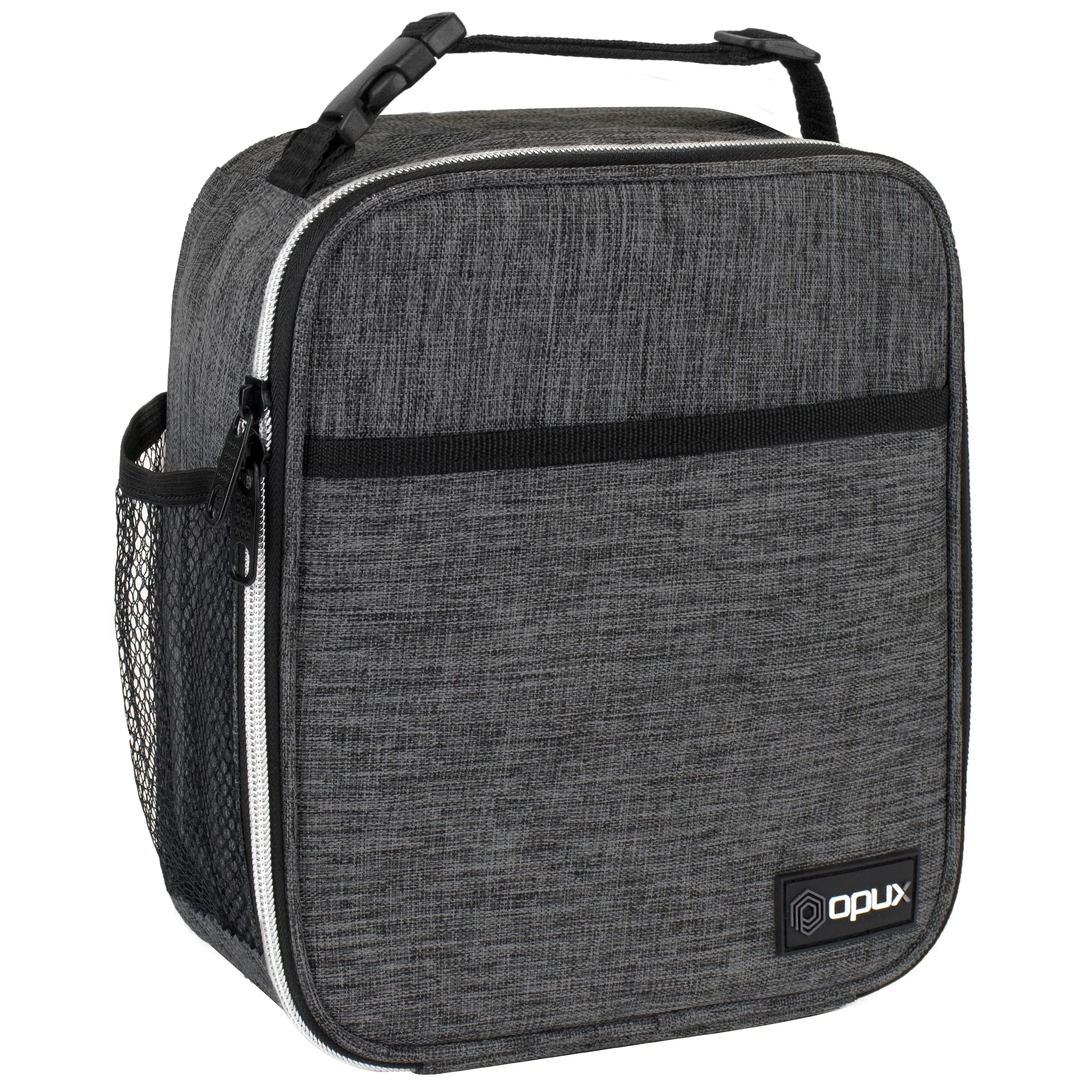 OPUX Premium Insulated Lunch Box, Soft School Lunch Bag for Kids Boys Girls, Leakproof Small Lunch Pail Men Women Work, Reusable Compact Cooler Tote Lunchbox for Office Adult, Black - Image 9