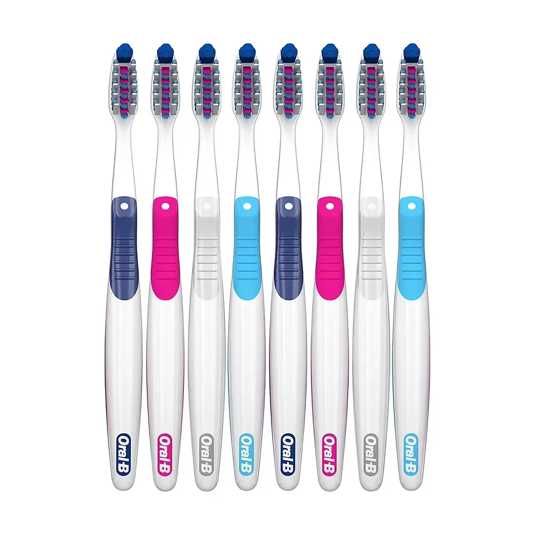 Oral-B Cross Action Manual Toothbrushes, 8 pk. - Image 3