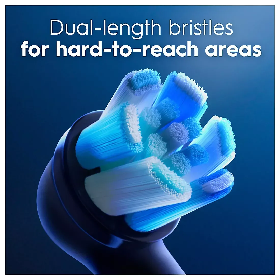 Oral-B iO Ultimate Clean Replacement Brush Heads, Black and White, 8 ct. - Image 4