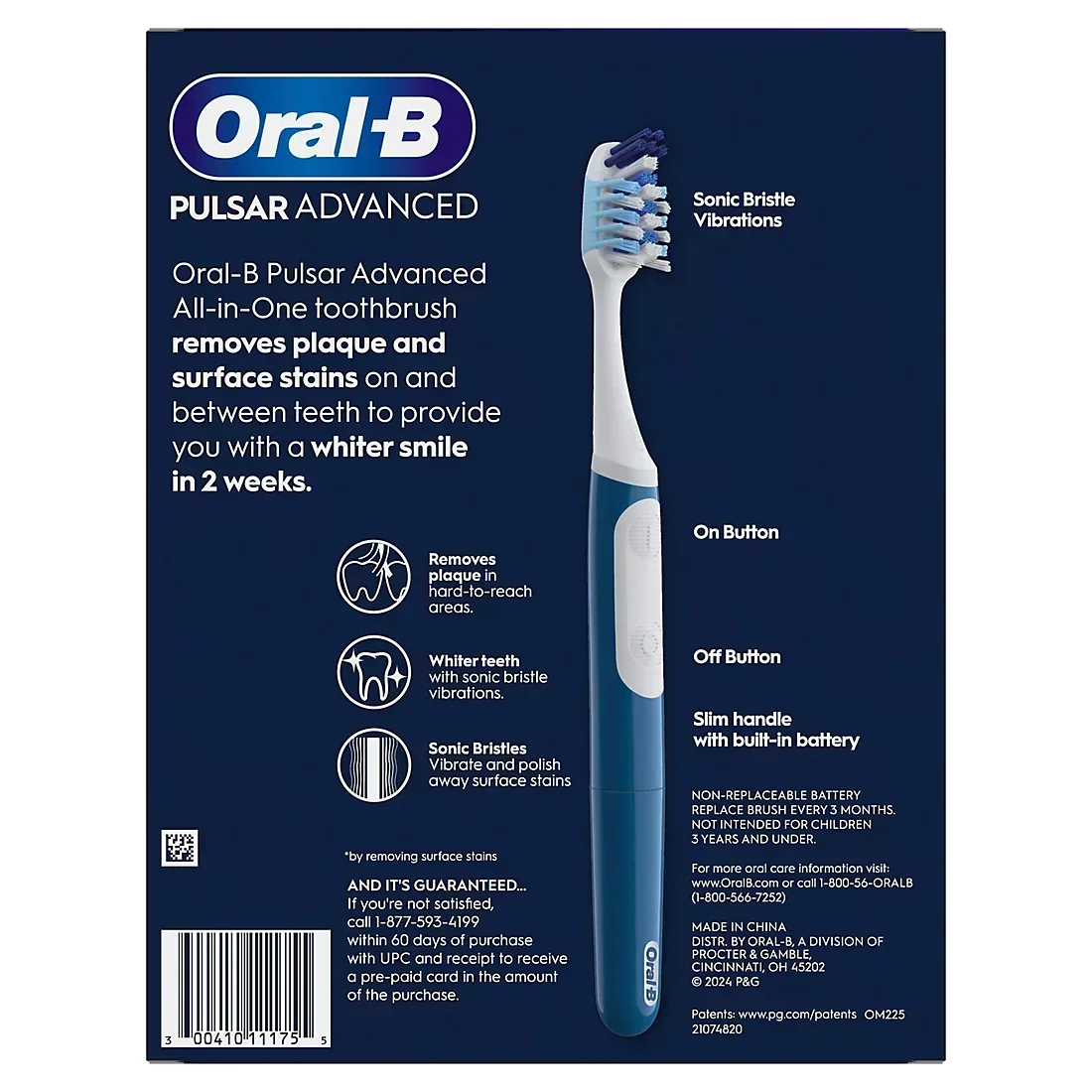 Oral-B Pulsar Advanced All-in-One Soft Toothbrush, 4 ct. - Image 2