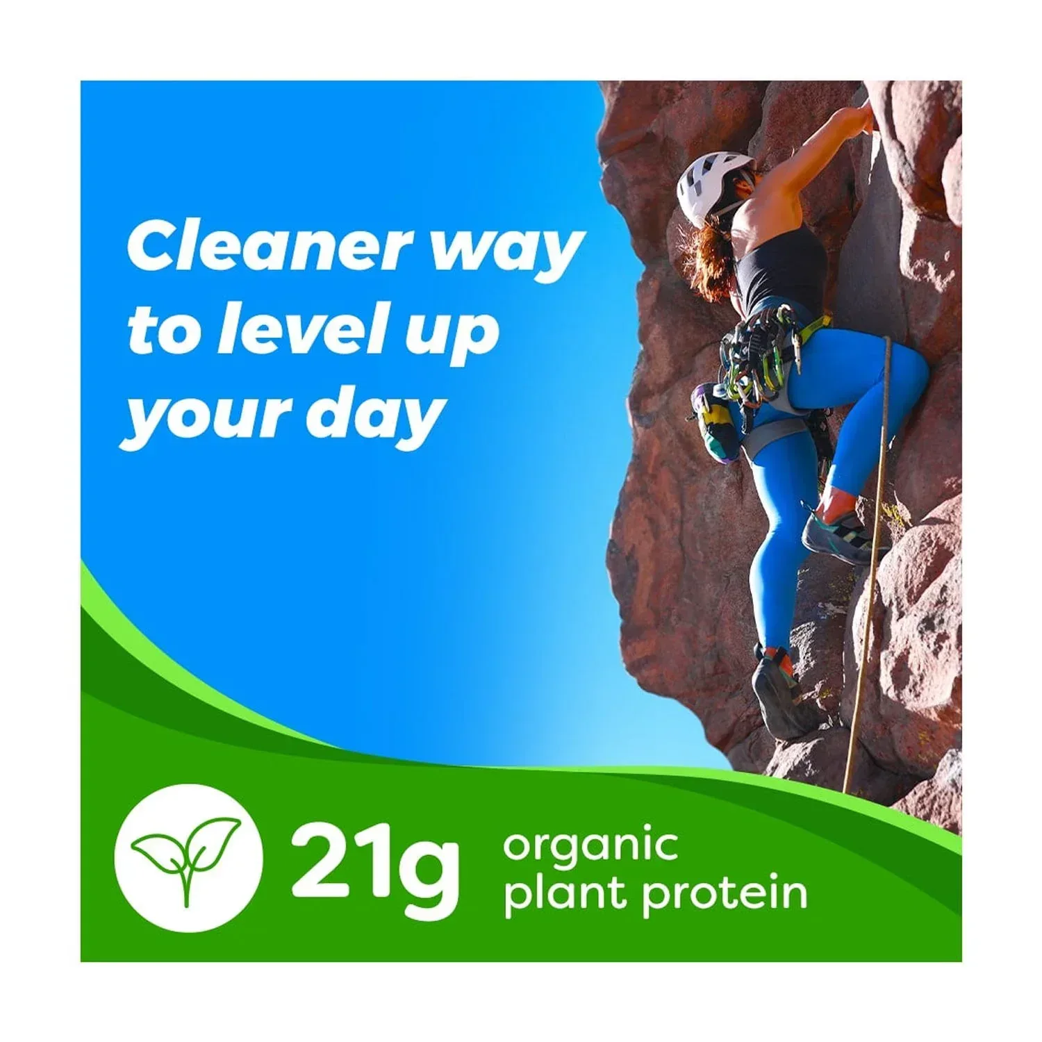 Orgain Organic Vegan 21g Protein Powder, Plant Based Shake Drink, Vanilla Bean 1.02lb - Image 3