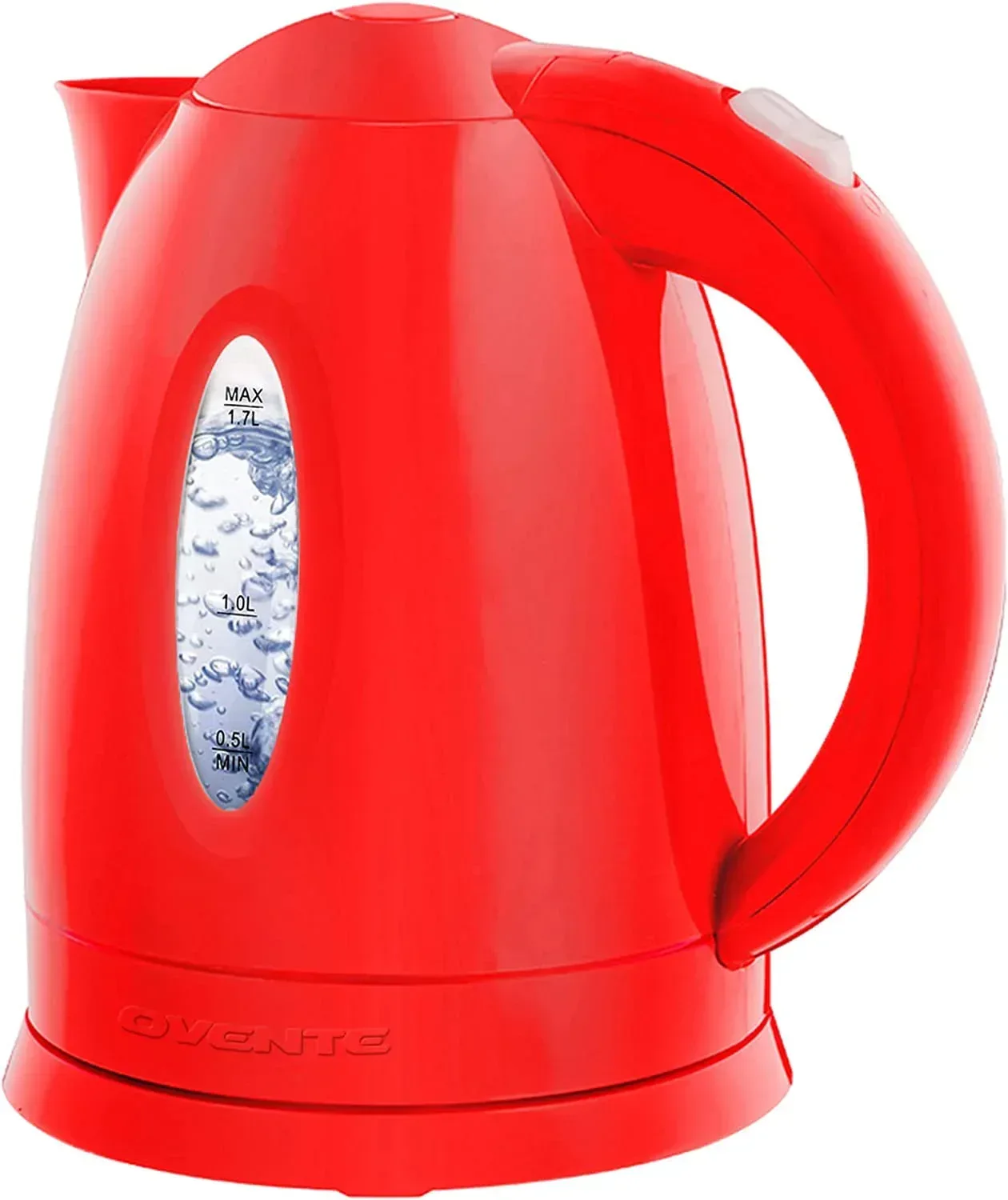 OVENTE Electric Kettle 1.7 Liter – BPA-Free Cordless Hot Water Kettle – Black (KP72B)