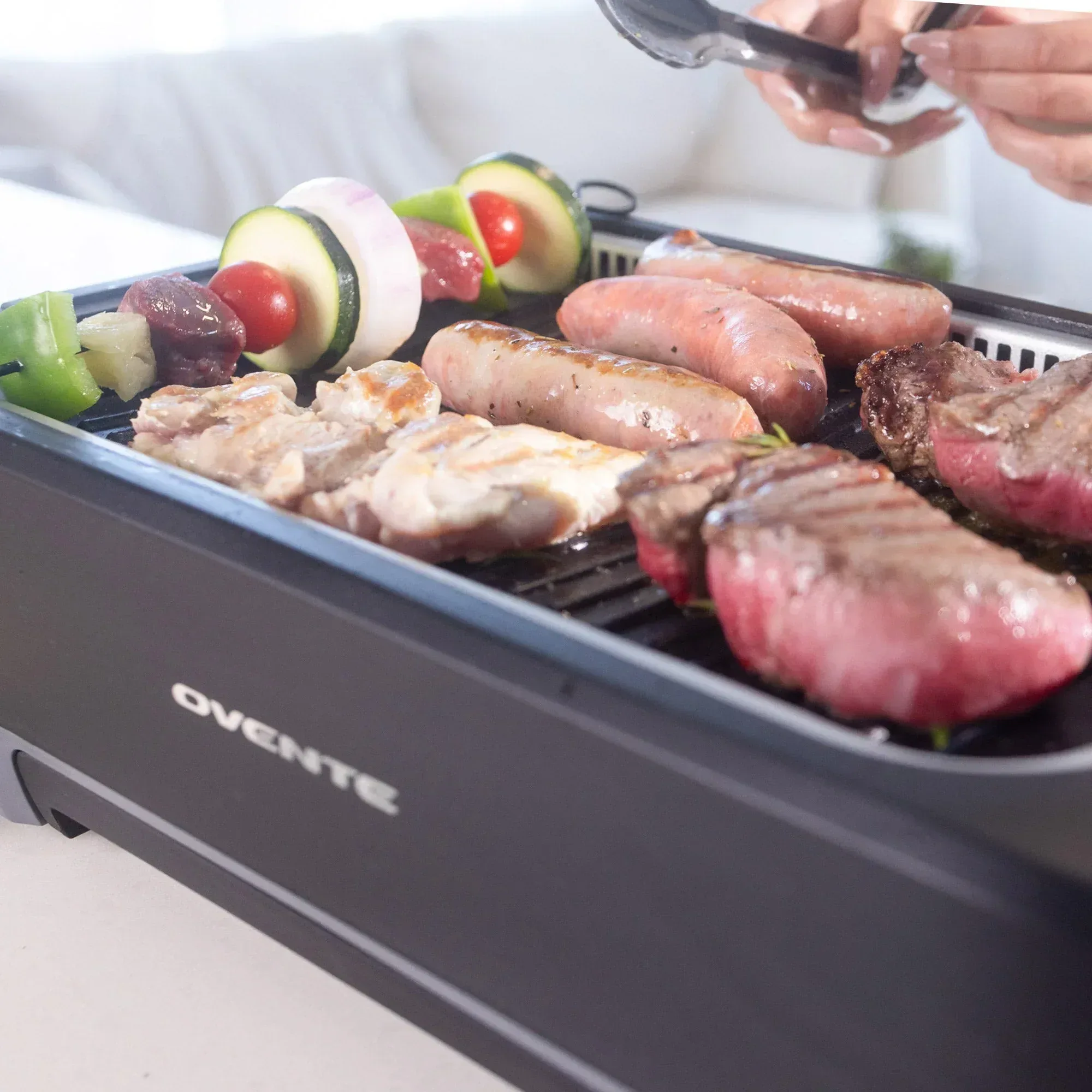 Ovente Smokeless Griddle & Grill System - Image 2
