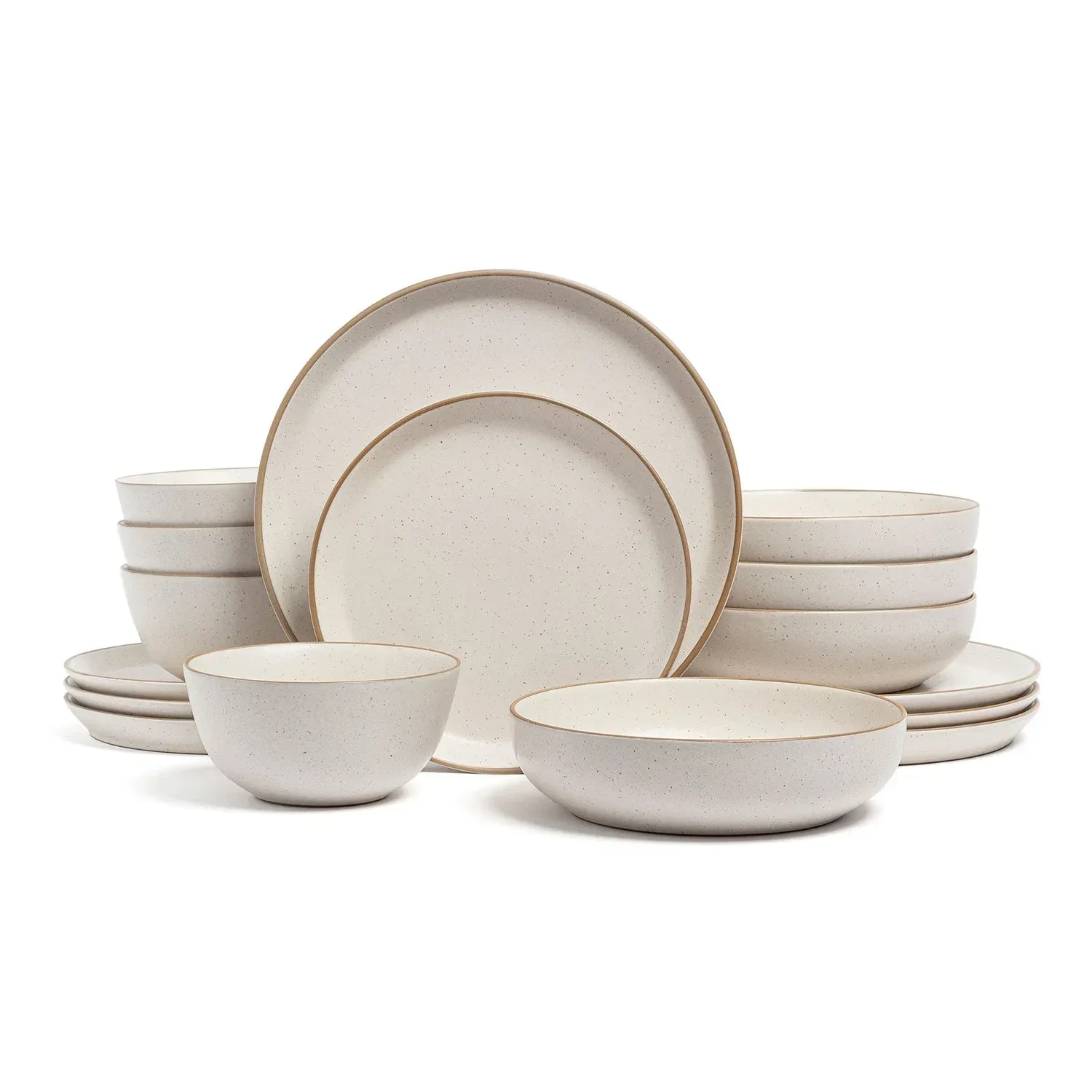 Over&back 16-Piece Artisan Stoneware Dinnerware Set - Image 13