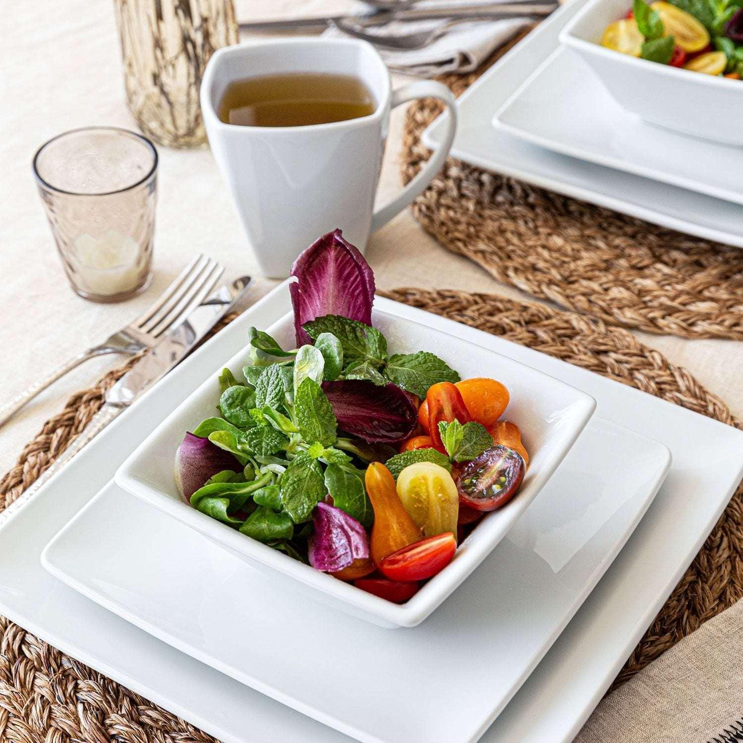 Over&back 32-Piece Squared Dinnerware Set - Image 6