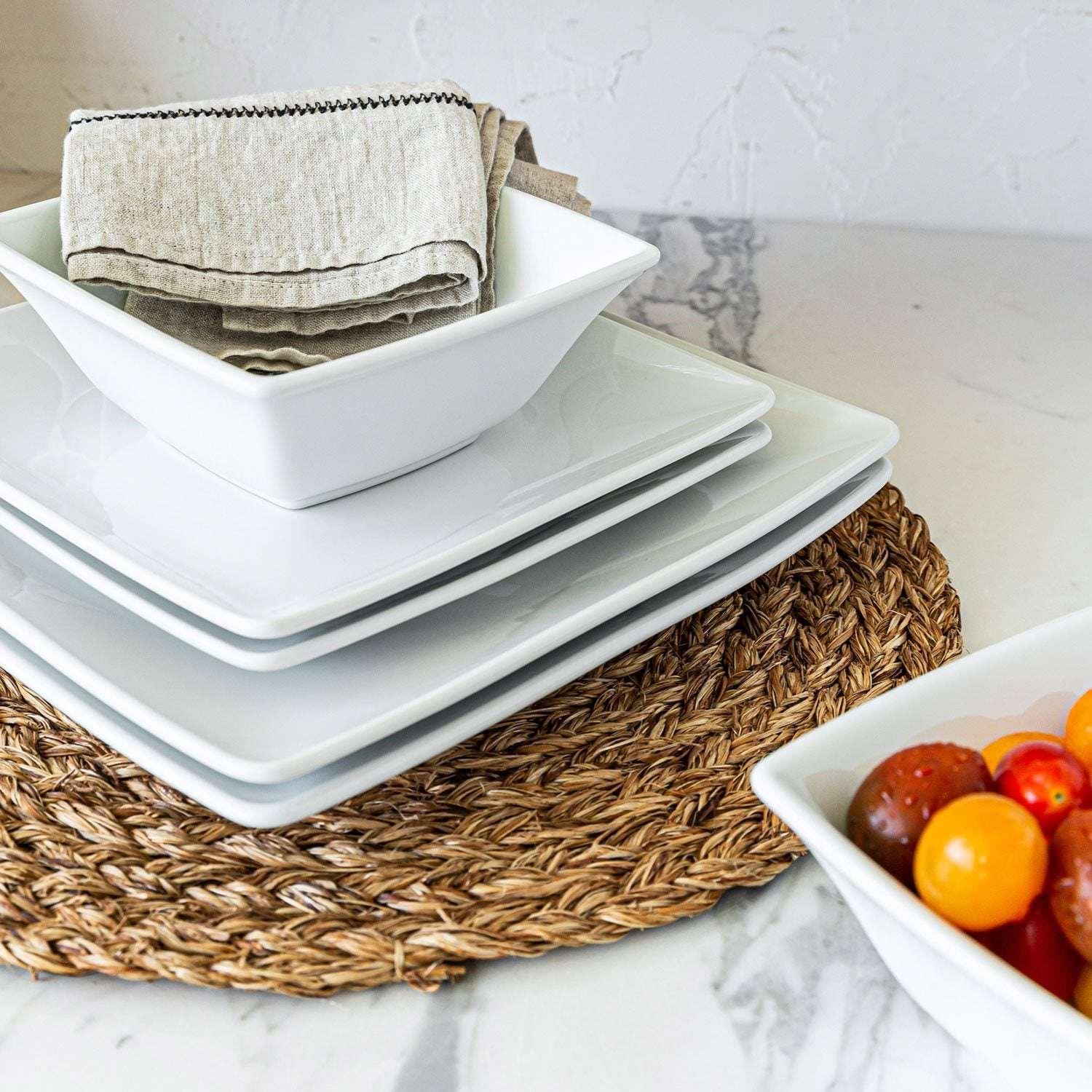 Over&back 32-Piece Squared Dinnerware Set - Image 8