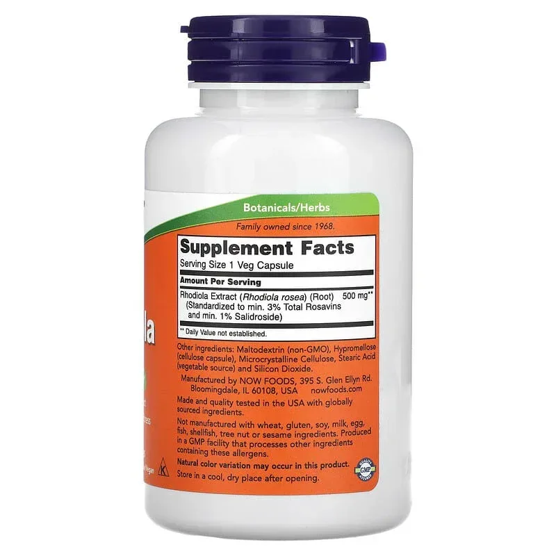 OW Foods, Rhodiola, 500 mg - Image 8