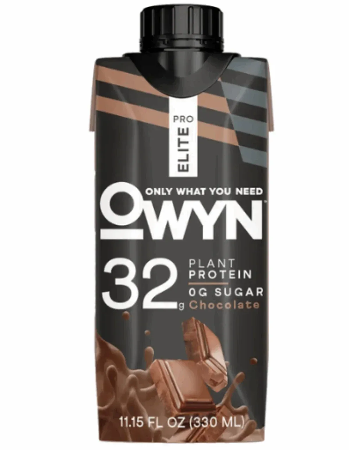 OWYN 32g Pro Elite Protein Shake, Chocolate, 11.15 fl oz, 18-pack - Image 2
