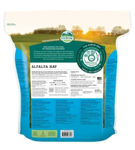 Oxbow Premium Alfalfa Hay Small Animal Food for Rabbits & Small Animals- 40 oz - Image 2