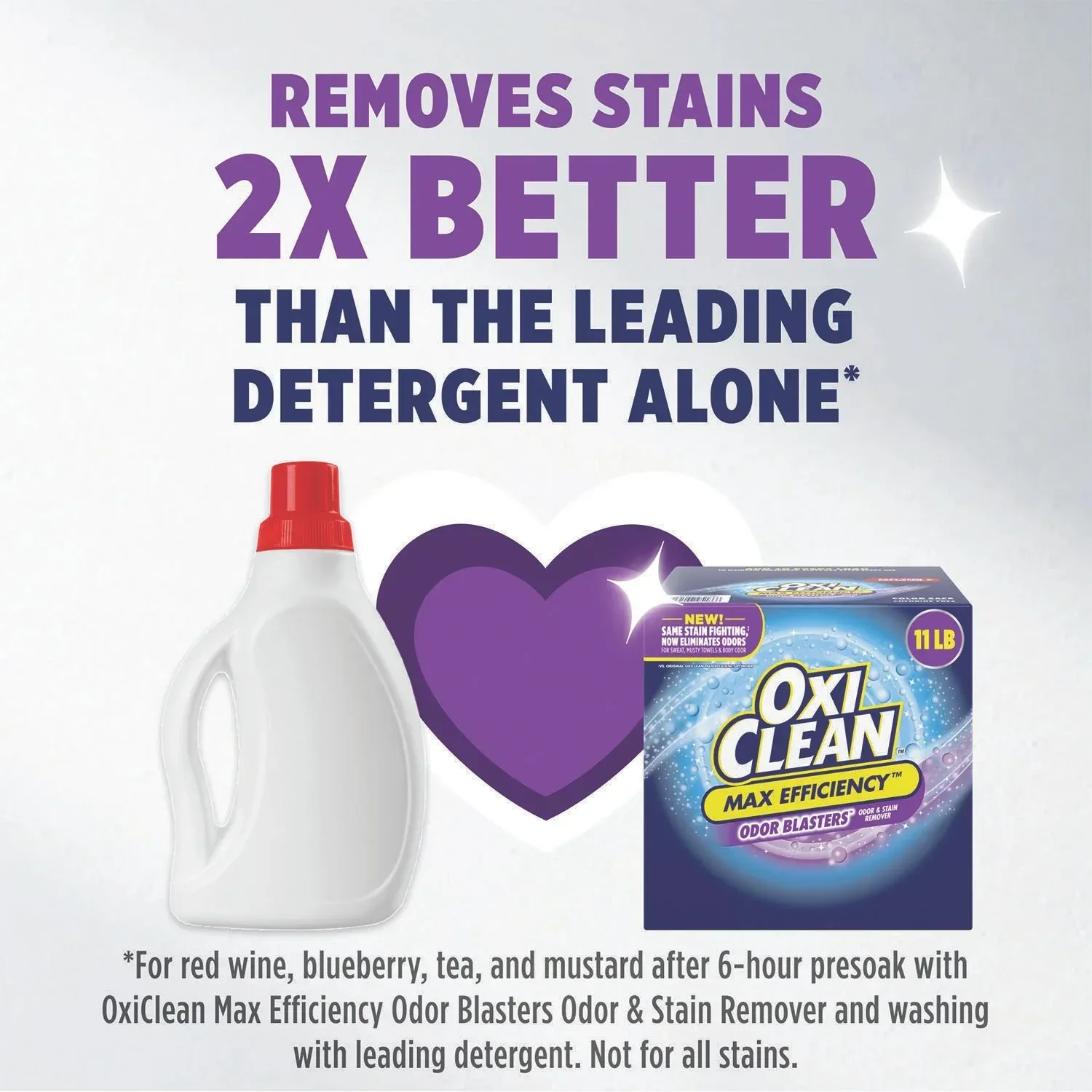 OxiClean Max Efficiency Odor Blasters Laundry Stain Remover Powder, 11 lb. - Image 4