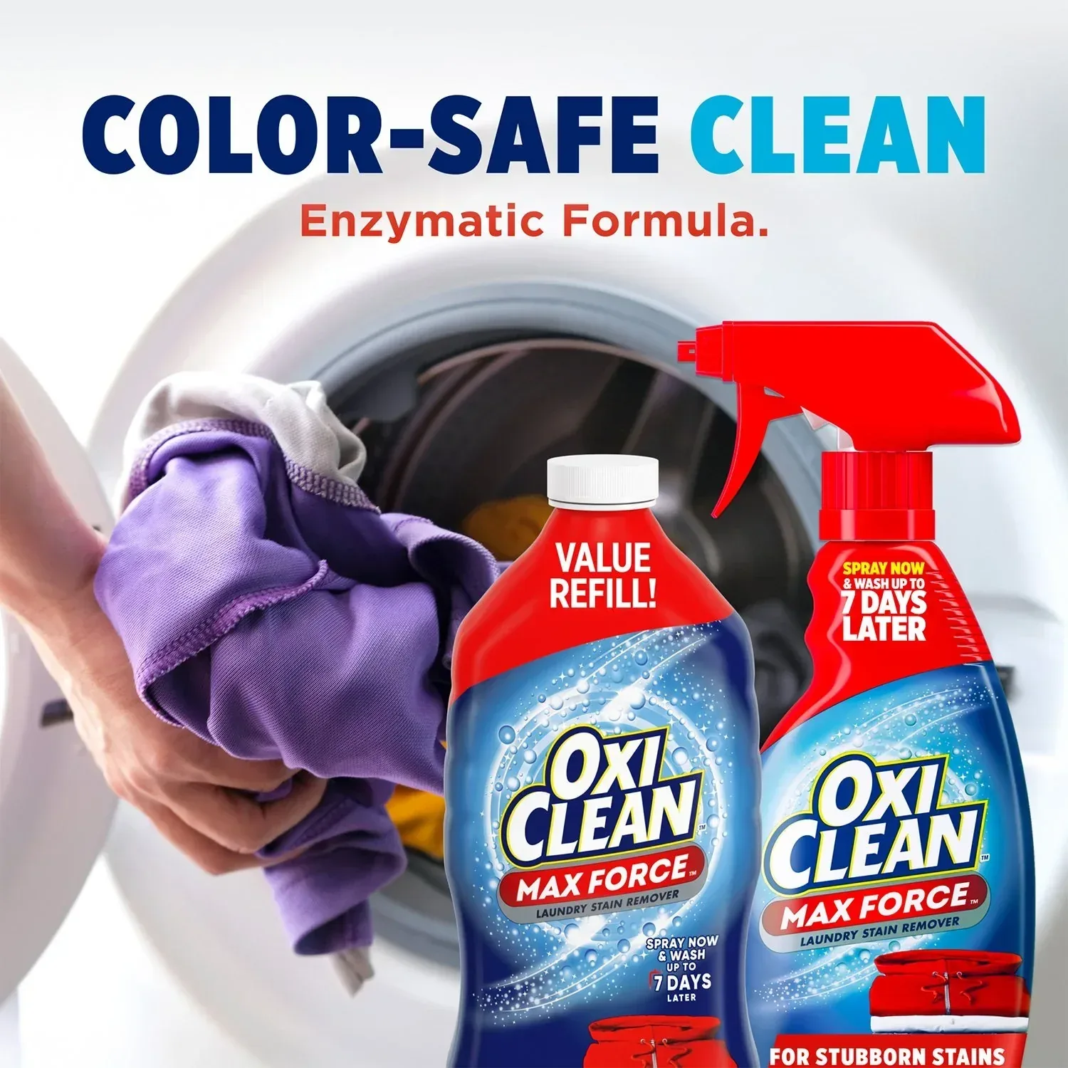 Oxiclean Max Force Advanced Laundry Stain Remover, 48 fl. oz. Refill + 16 fl. Oz. Trigger Spray - Image 11
