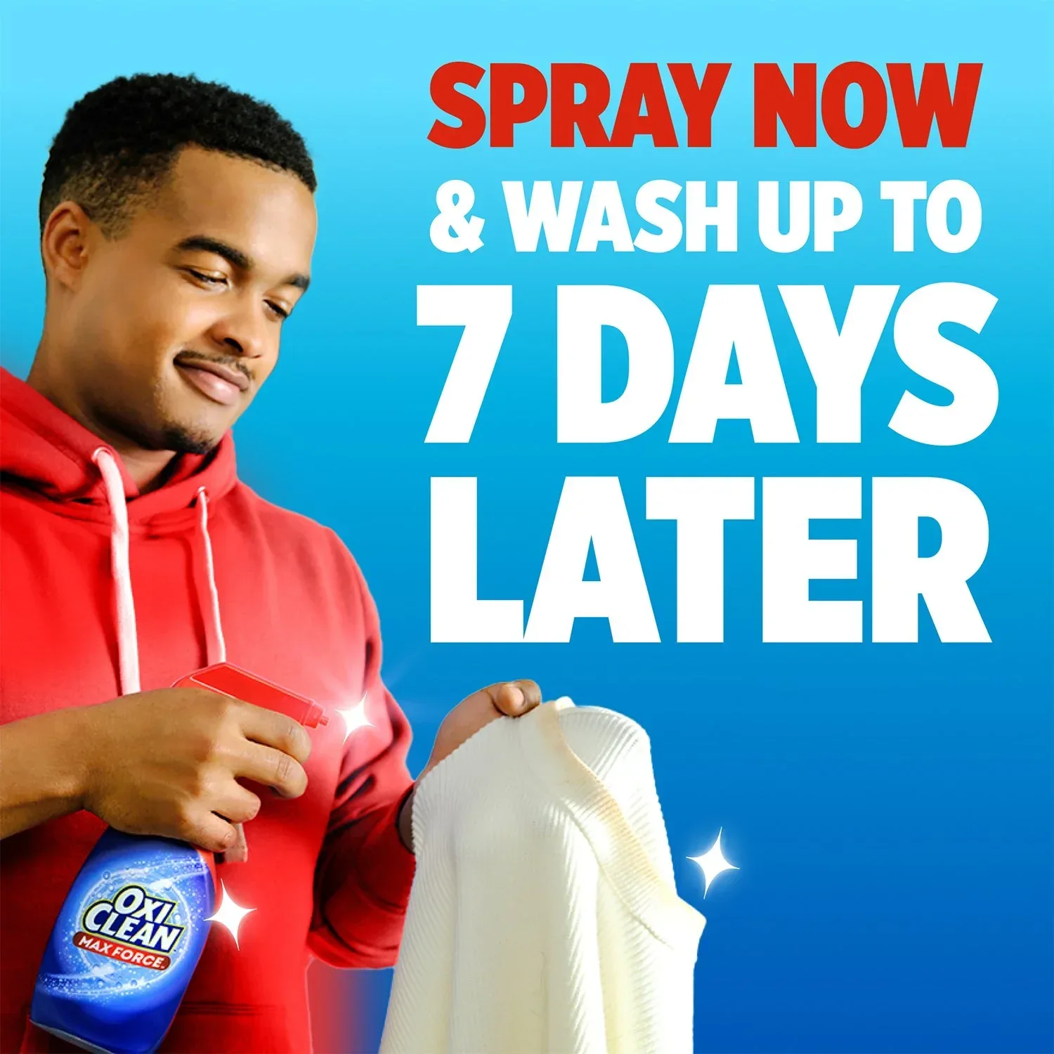 Oxiclean Max Force Advanced Laundry Stain Remover, 48 fl. oz. Refill + 16 fl. Oz. Trigger Spray - Image 3