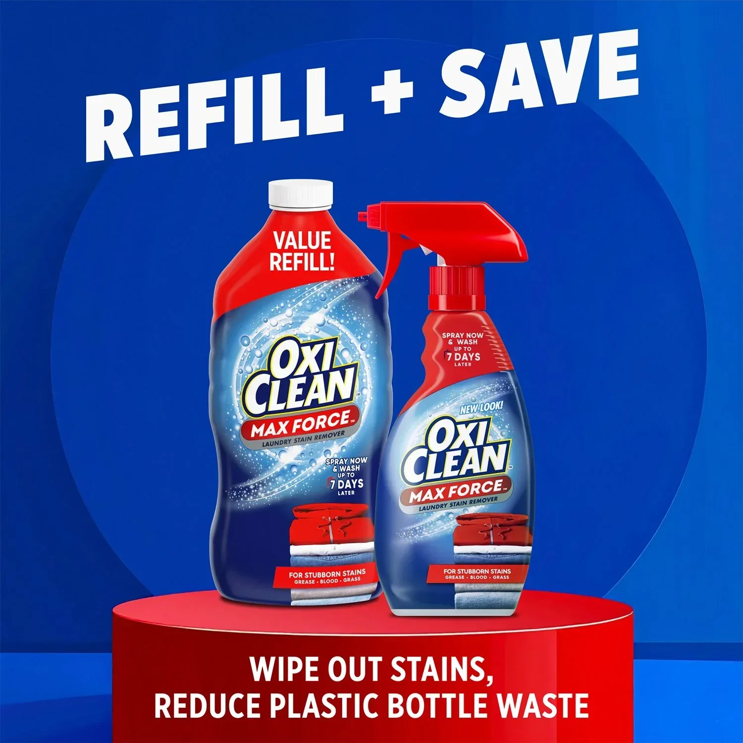 Oxiclean Max Force Advanced Laundry Stain Remover, 48 fl. oz. Refill + 16 fl. Oz. Trigger Spray - Image 8