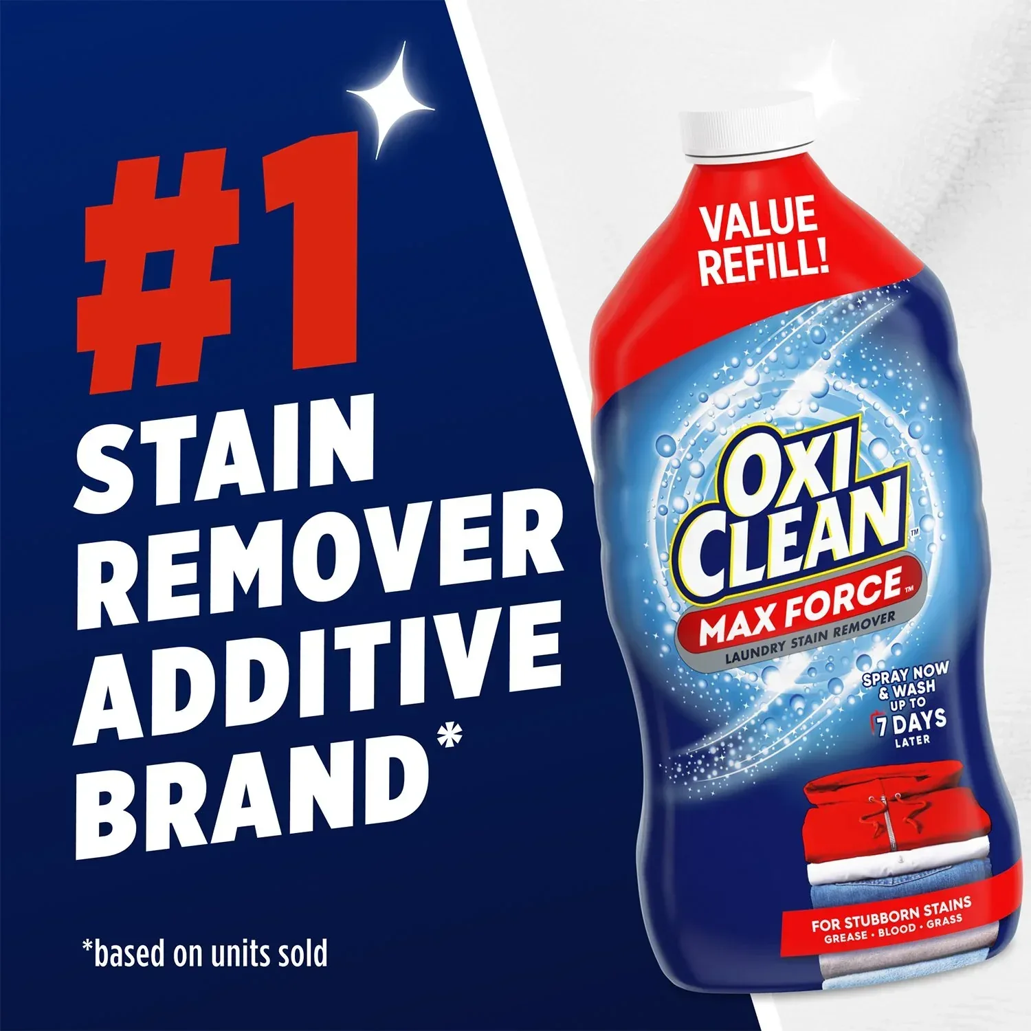Oxiclean Max Force Advanced Laundry Stain Remover, 48 fl. oz. Refill + 16 fl. Oz. Trigger Spray - Image 9