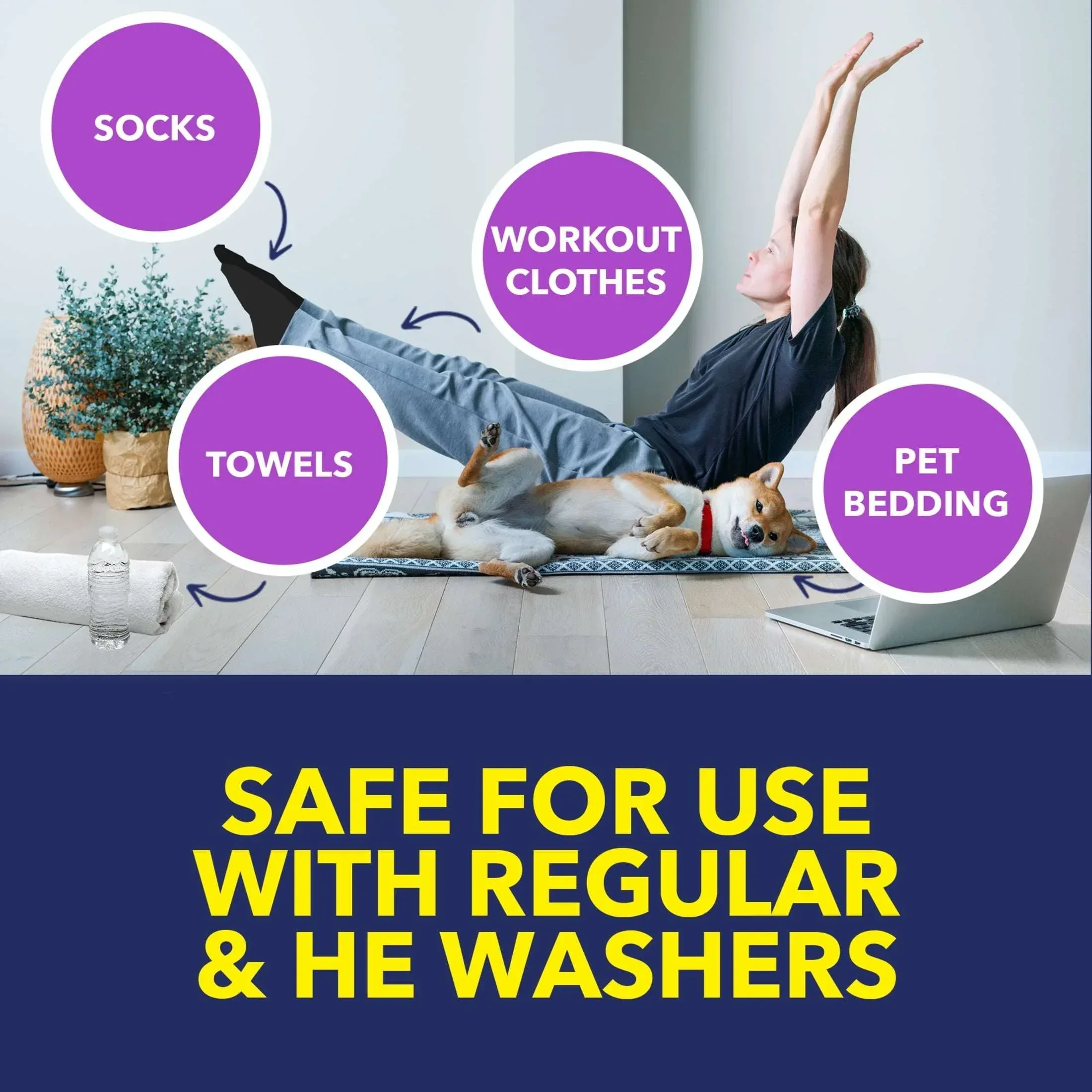 OxiClean Odor Blasters Versatile Home and Laundry Stain Remover Powder, 3 lb - Image 3