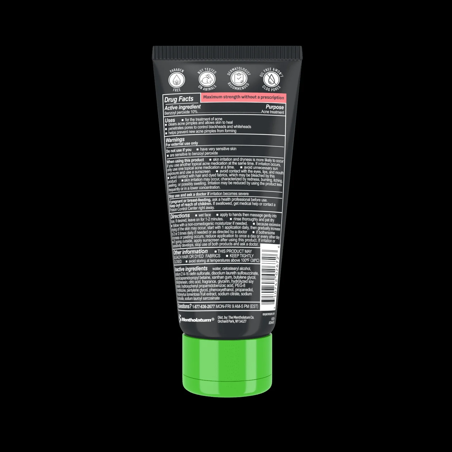 Oxy Maximum Strength Face Wash, Benzoyl Peroxide, 5 fl oz - Image 6