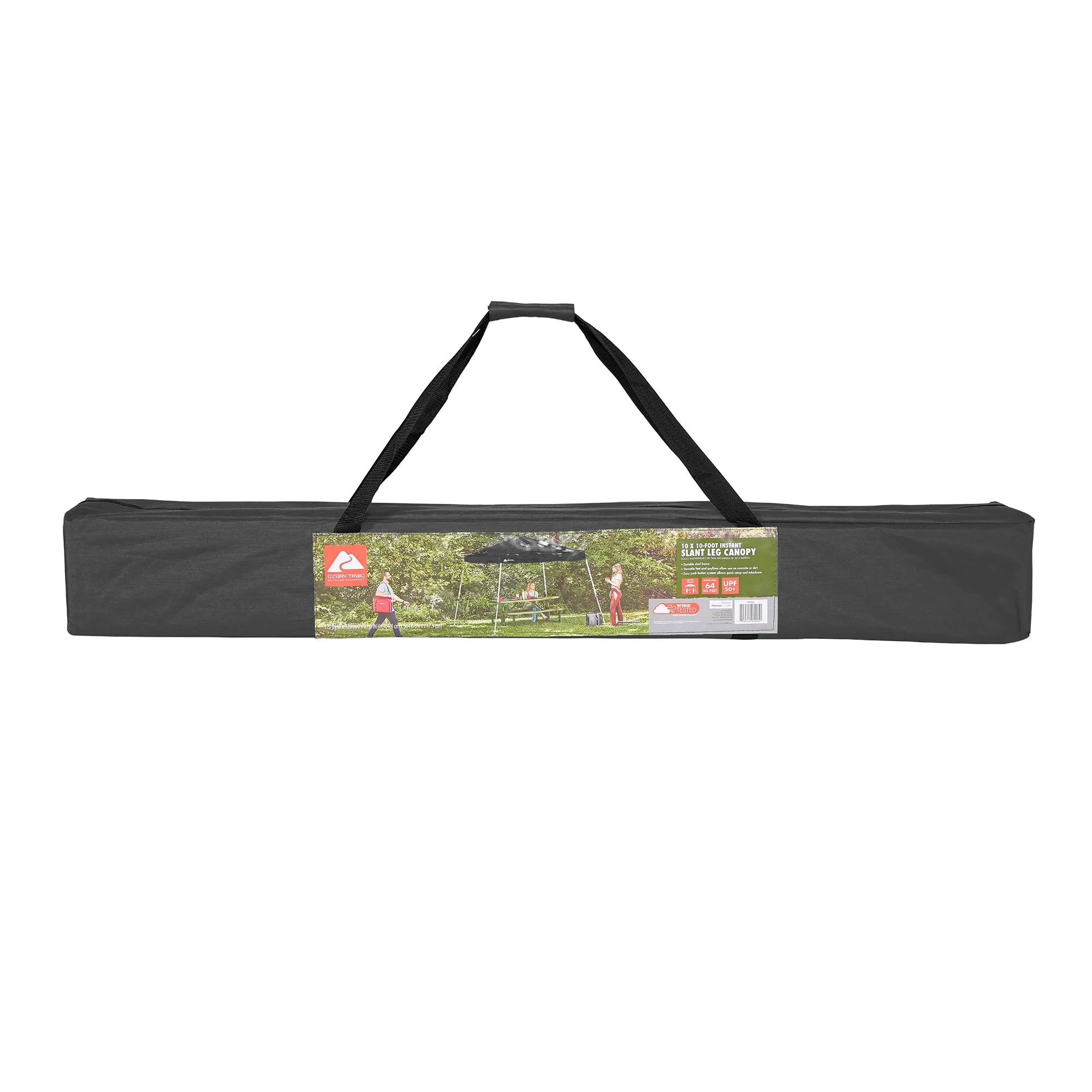 Ozark Trail 10' x 10' Instant Slant Leg Pop-up Canopy, Outdoor Shading Shelter - Image 3