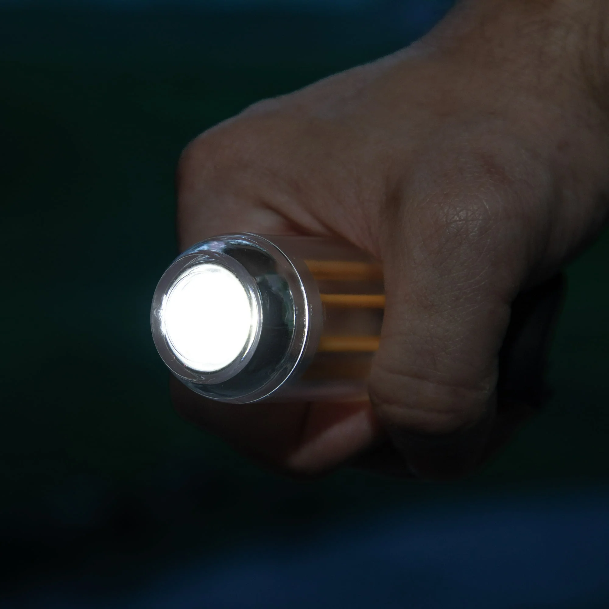 Ozark Trail 250-Lumen Electric Camping Lantern, Rechargeable Mini Filament Lantern and Flashlight - Image 6