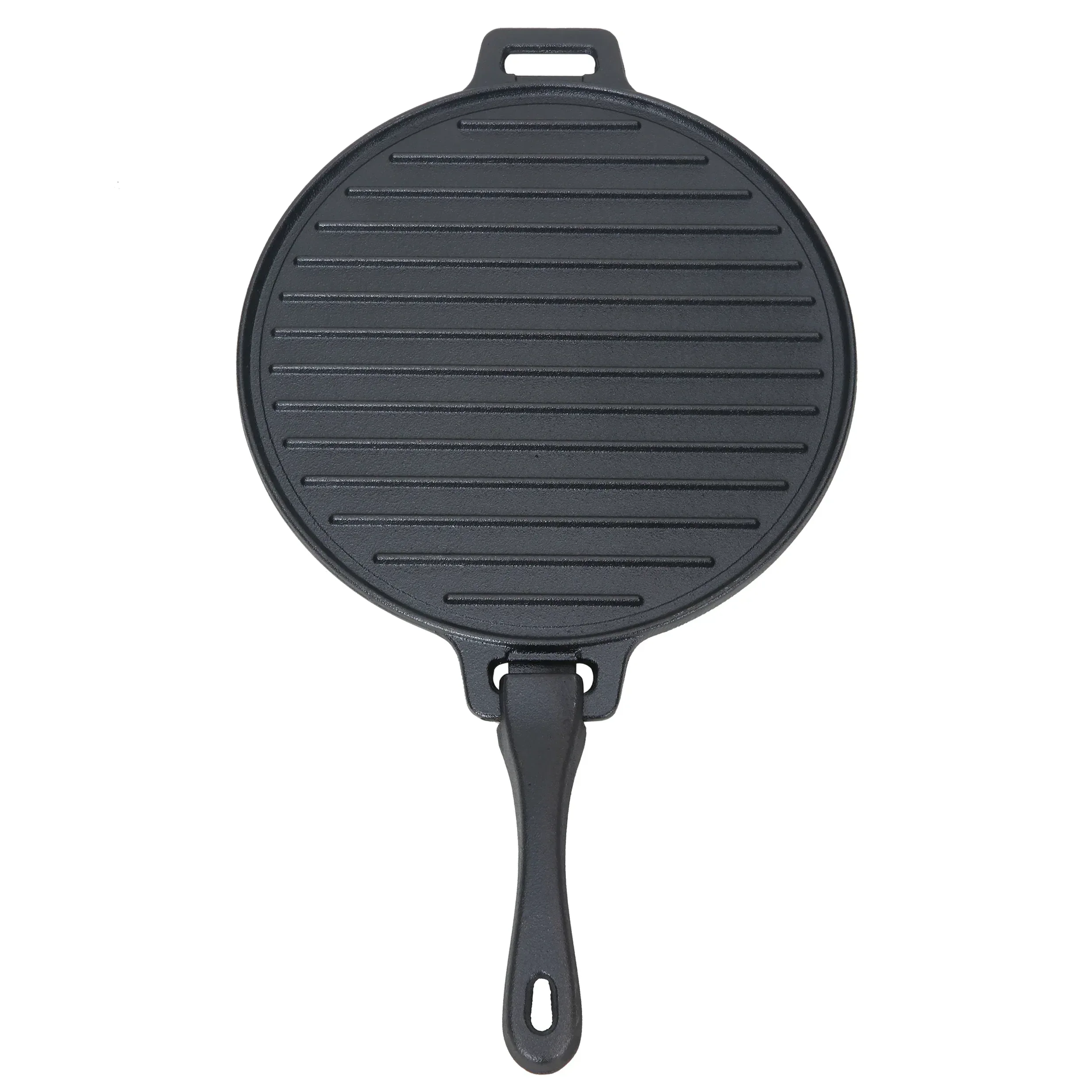Ozark Trail 4-Piece Cast Iron Skillet Set with Handles and Griddle, Pre-Seasoned, 6", 10.5", 11" - Image 3