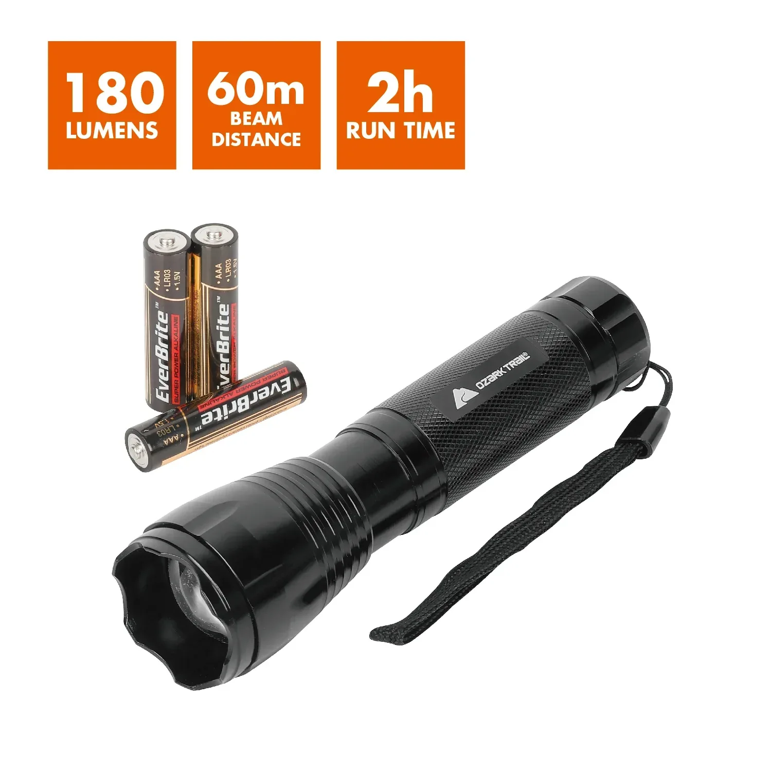 Ozark Trail 7-Piece Camping Tool Set with Hammer, Axe, Flashlight, and Knives, Batteries Included - Image 8
