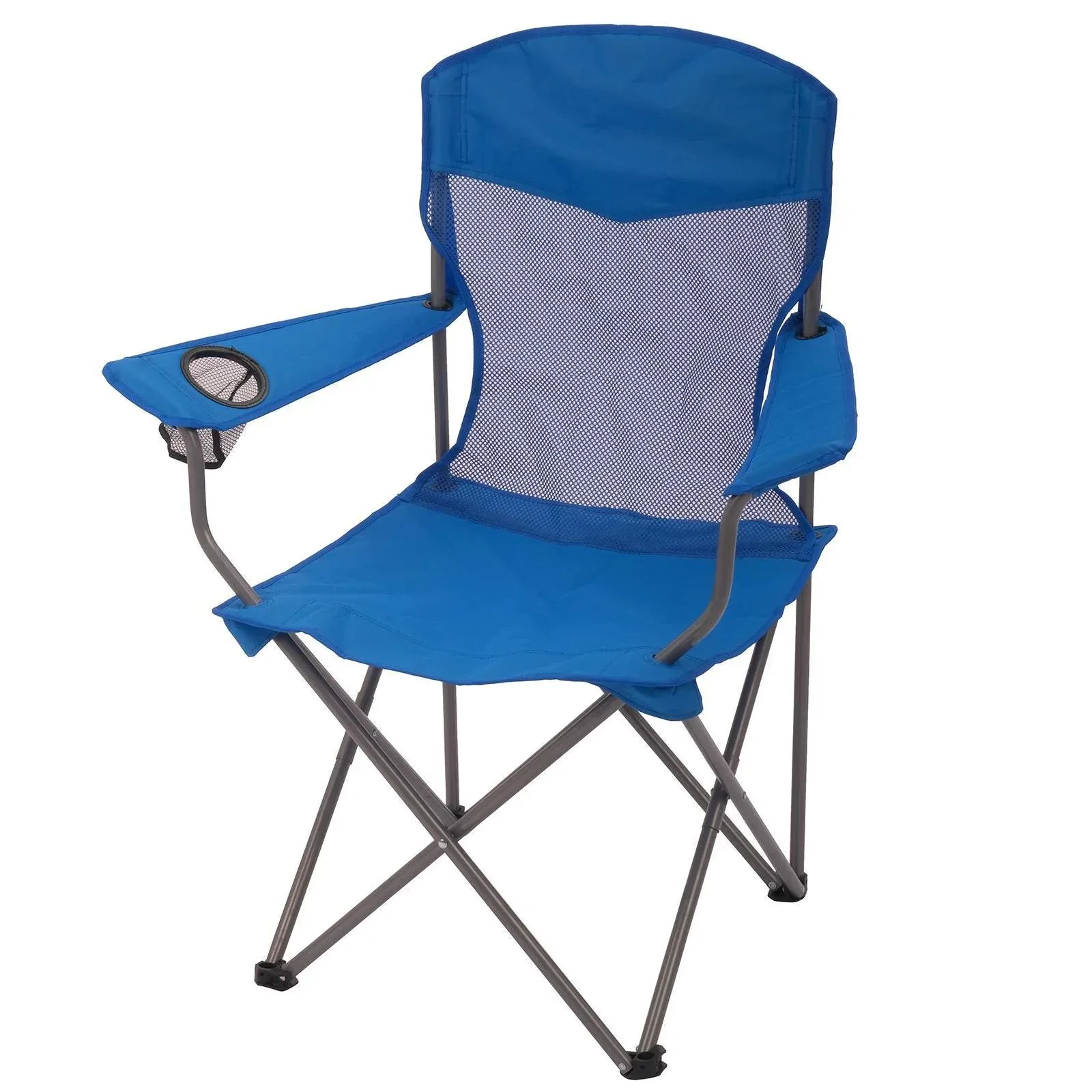 Ozark Trail Basic Mesh Chair Blue, Adult, 32.28in x 20.28in x 37.60in - Image 14
