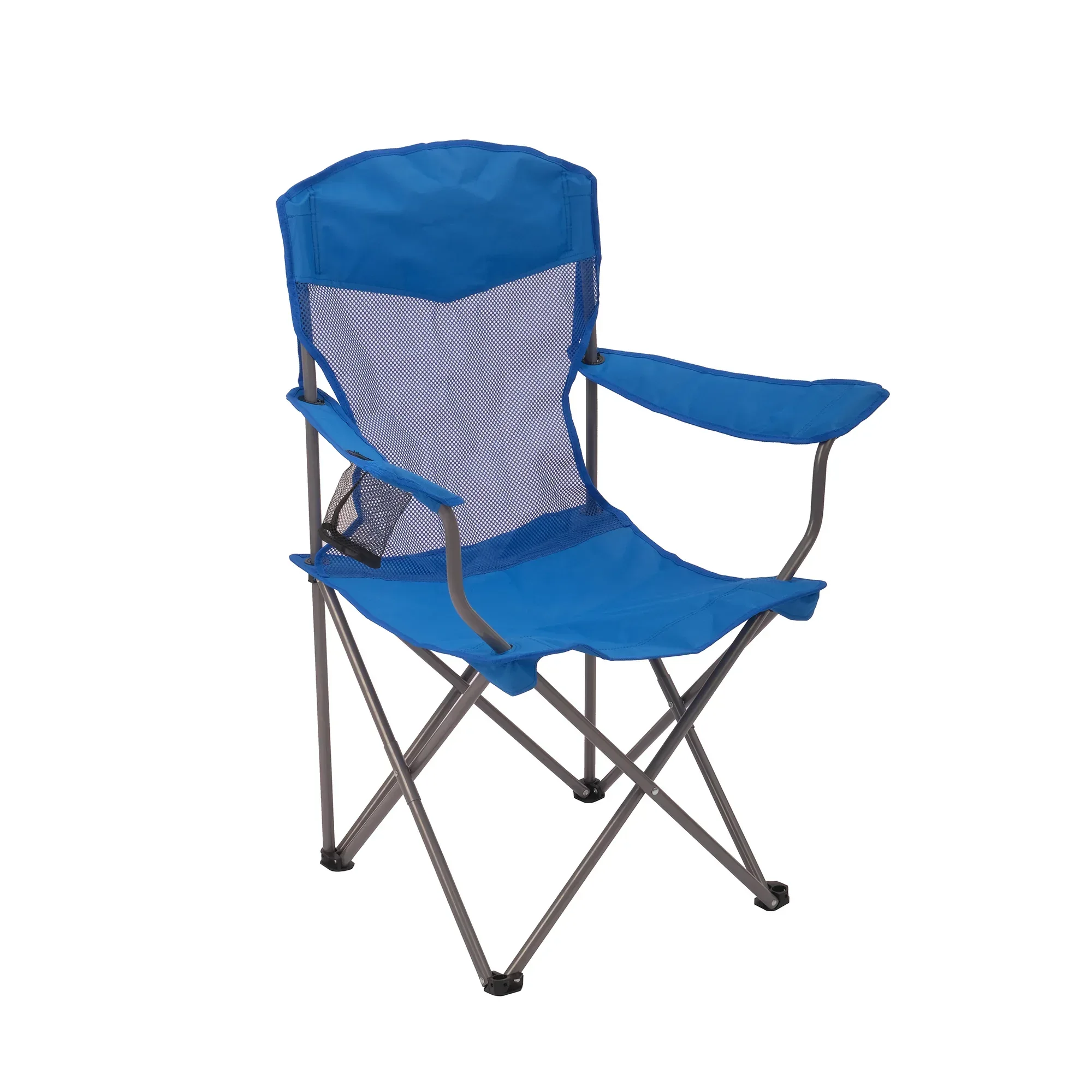 Ozark Trail Basic Mesh Chair Blue, Adult, 32.28in x 20.28in x 37.60in - Image 8