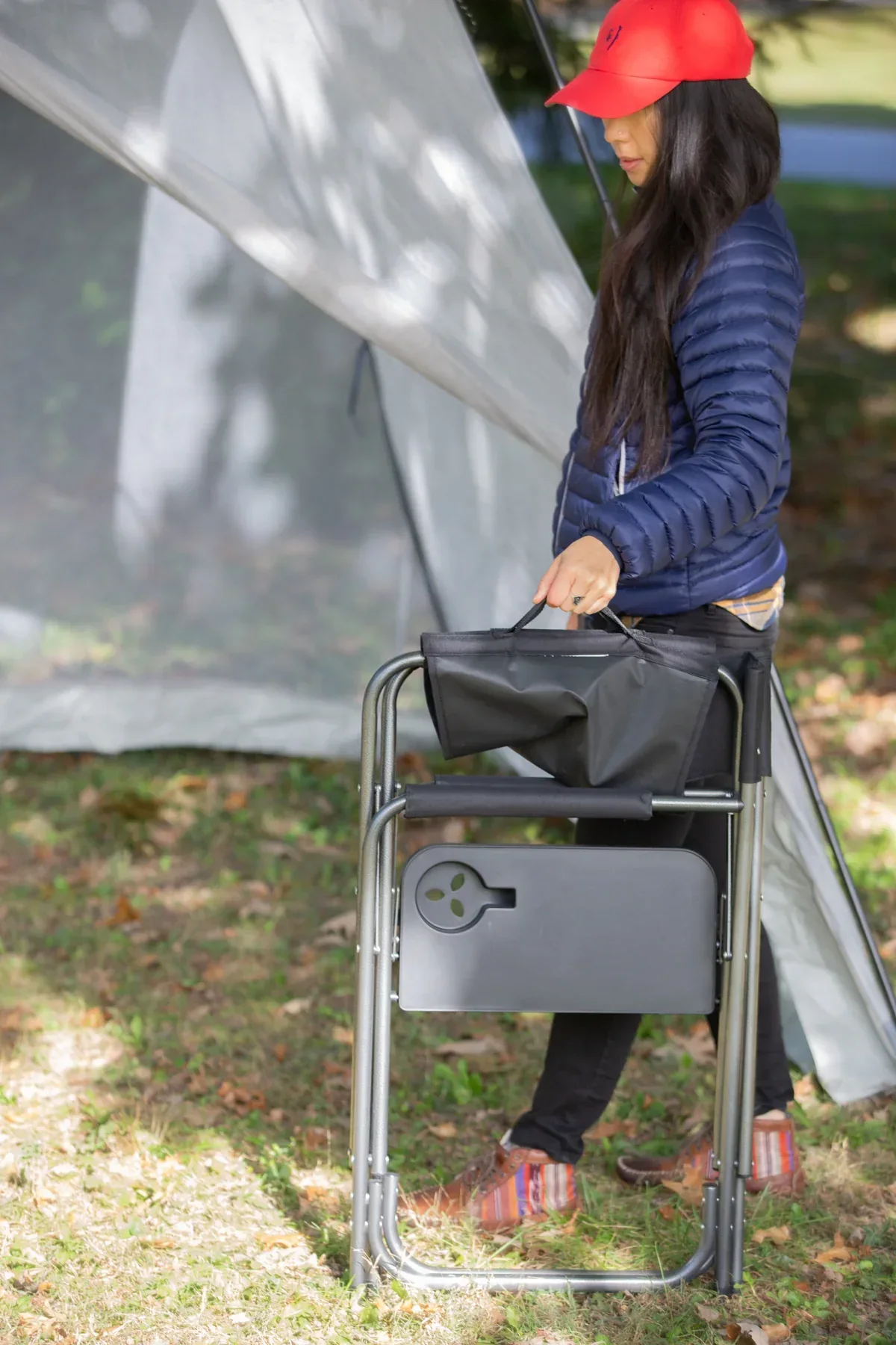 Ozark Trail Director's Chair with Side Table, WFC-95200, Adult, Black - Image 8