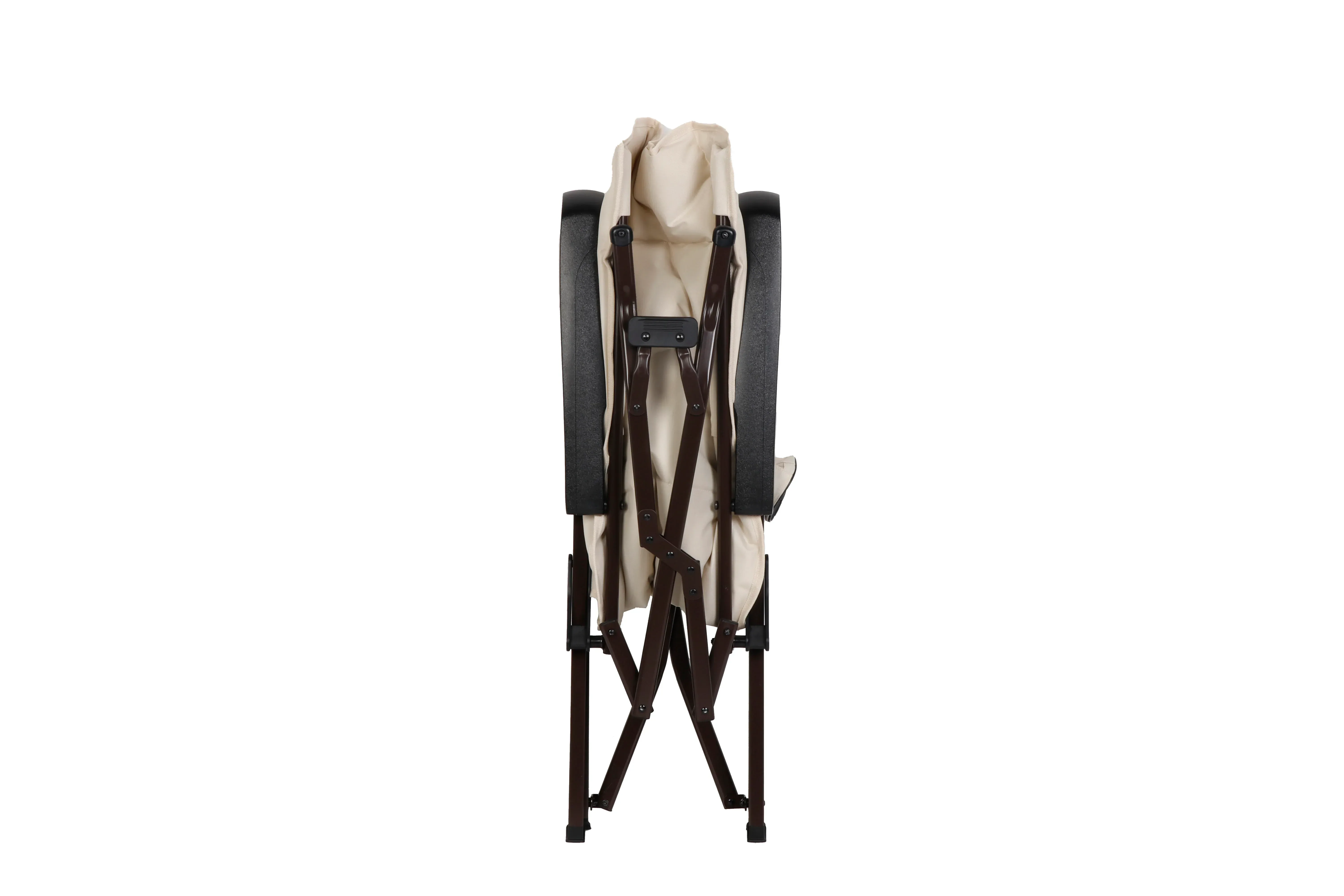 Ozark Trail Glamp High Back Reclining Lounge Chair with Adjustable Armrests, Creme - Image 7