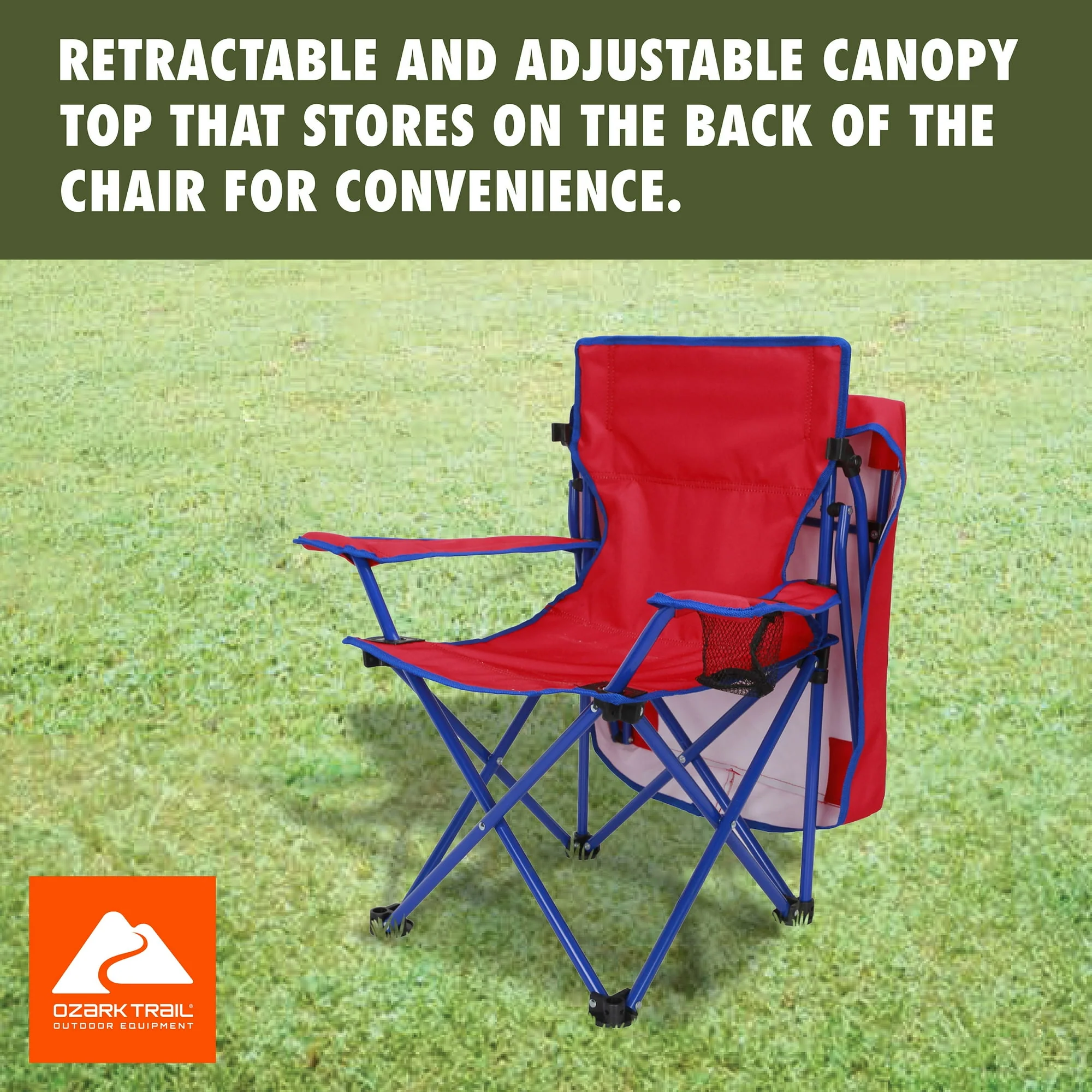 Ozark Trail Kids Canopy Chair with Safety Lock (125 lb. Capacity), - Image 11