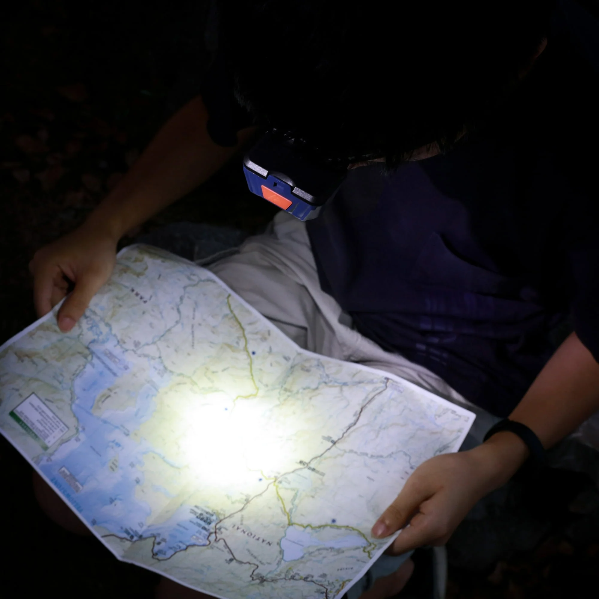 Ozark Trail LED 100 Lumens Headlamp, Blue, 3AAA Batteries Included - Image 6