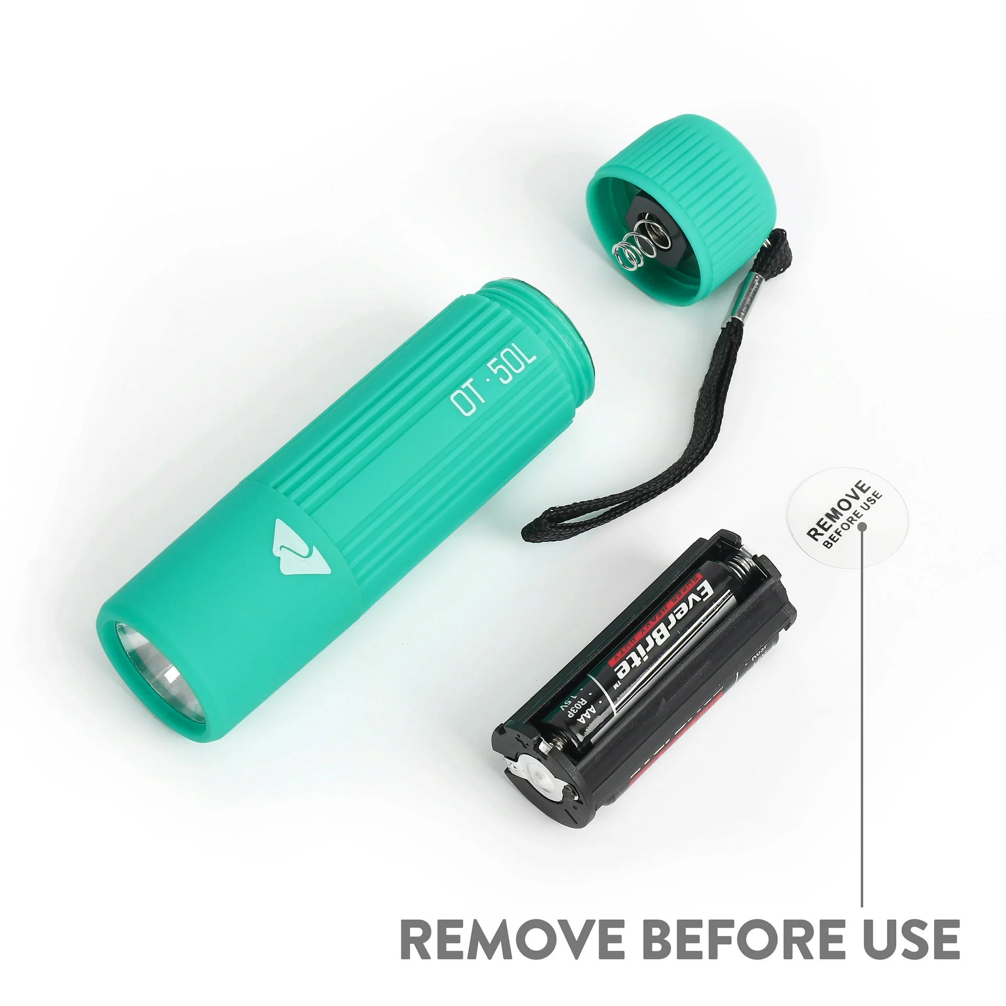 Ozark Trail Single Mini LED Flashlight, 50 Lumens, Handheld, 3 AAA Batteries - Image 12