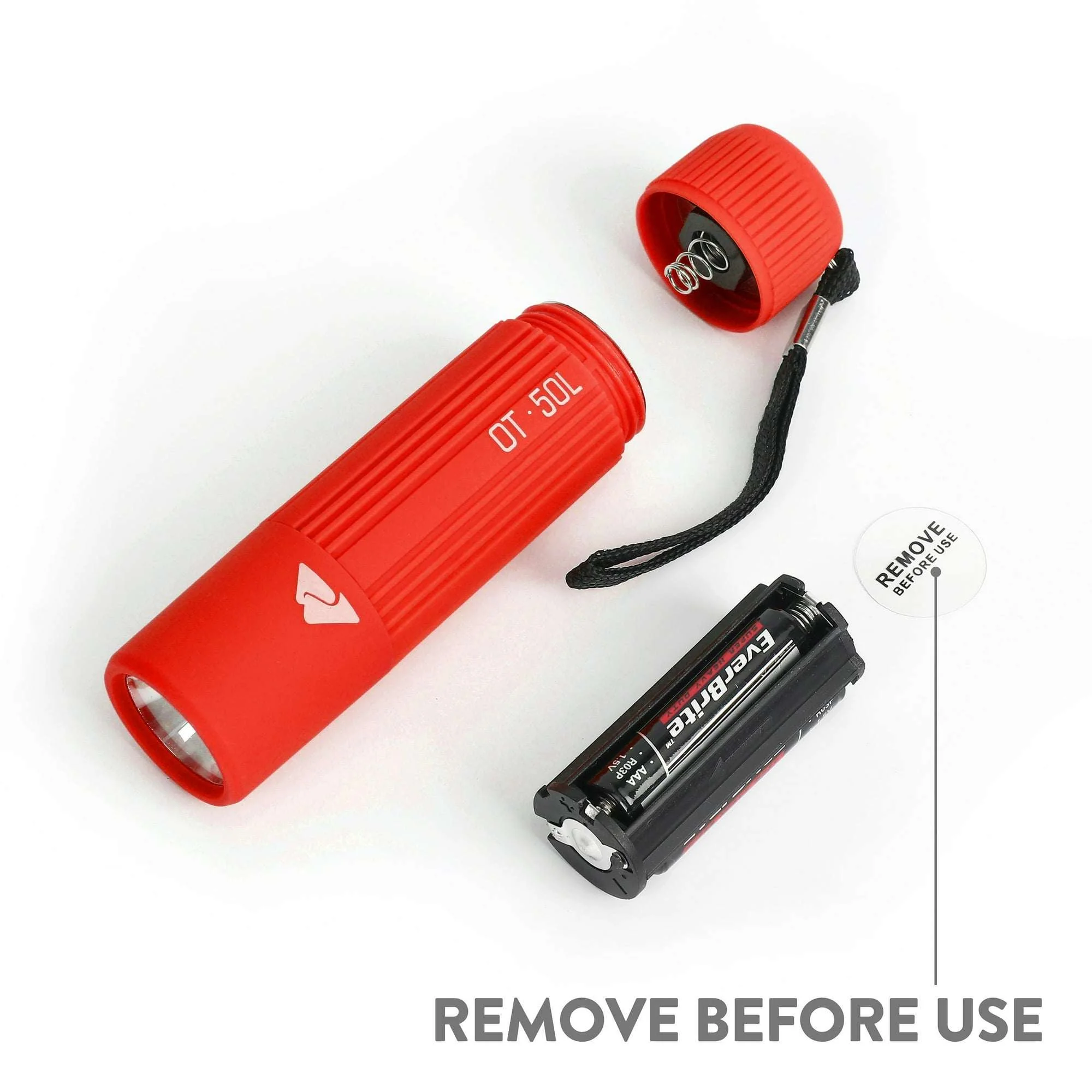 Ozark Trail Single Mini LED Flashlight, 50 Lumens, Handheld, 3 AAA Batteries - Image 6