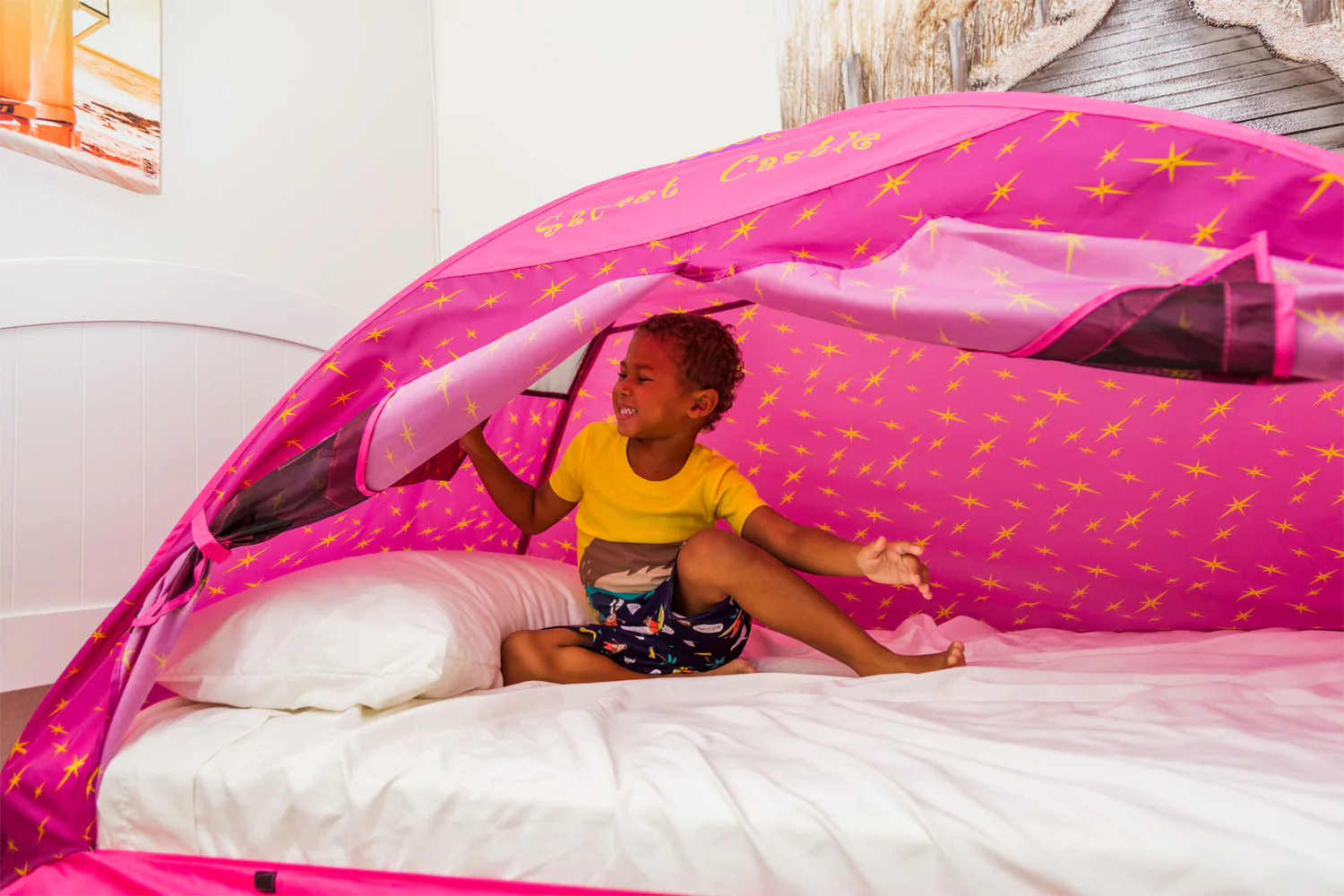 Pacific Play Tents Secret Castle Bed Tent, Twin, Child - Image 11