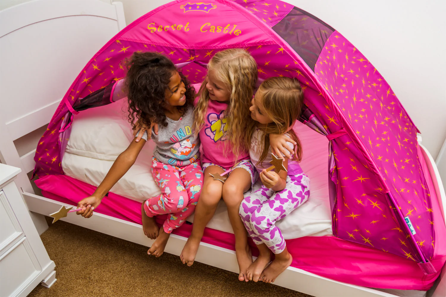 Pacific Play Tents Secret Castle Bed Tent, Twin, Child - Image 8