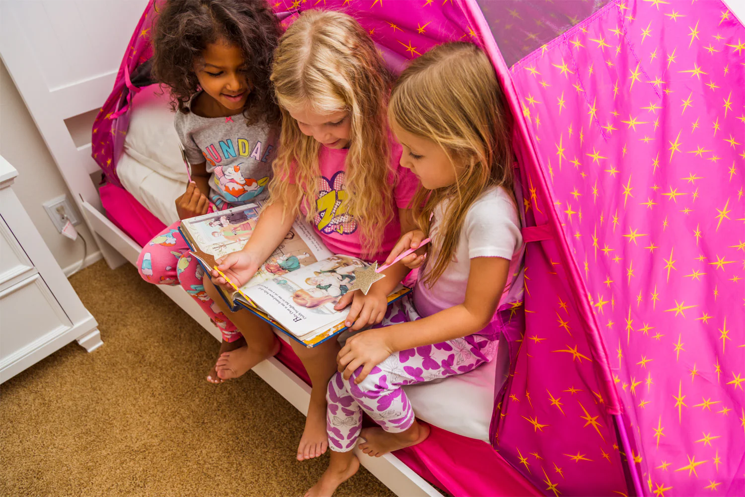 Pacific Play Tents Secret Castle Bed Tent, Twin, Child - Image 9